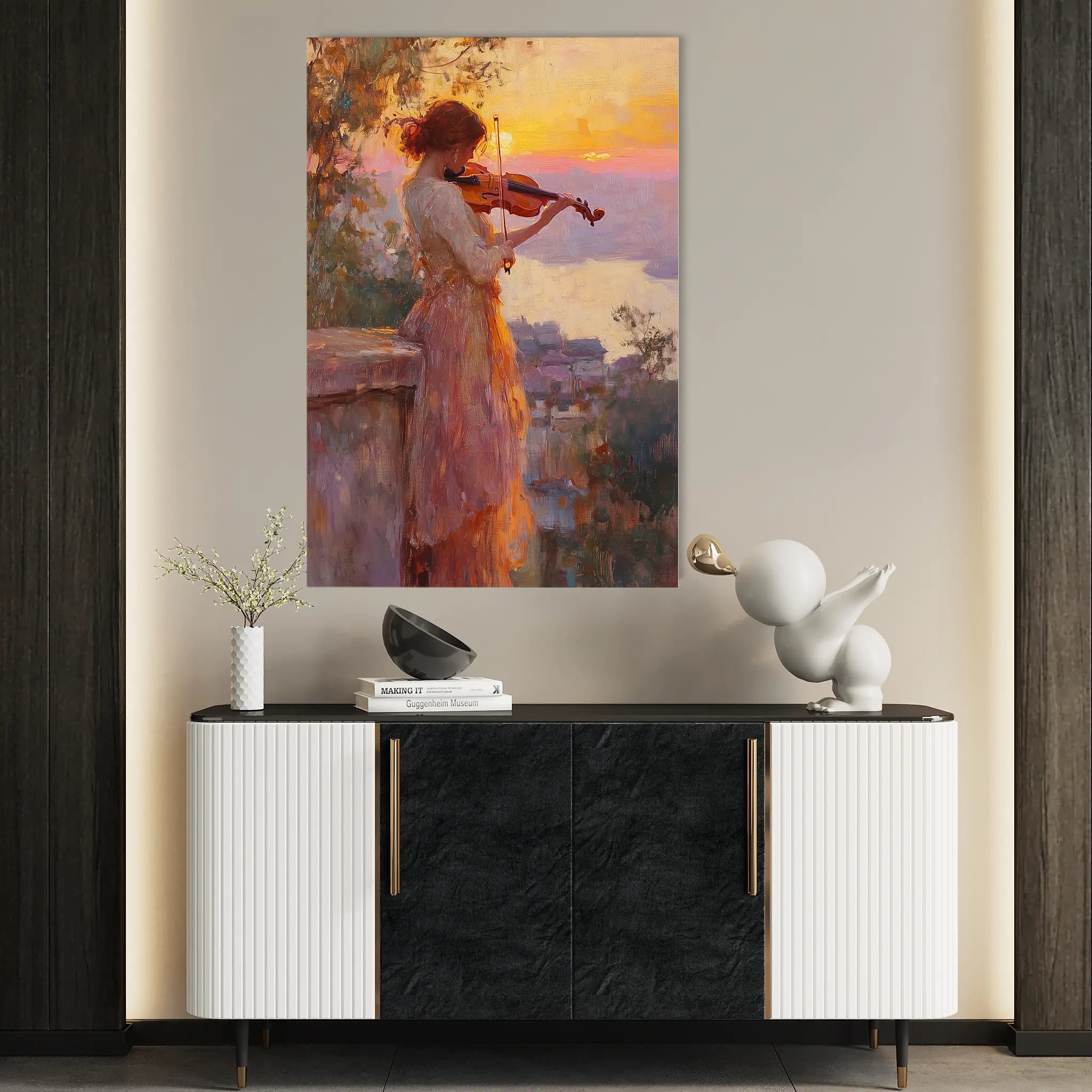 Classic Canvas Wall Art WAD019-CL 90 x 60 cm / Stretched on hidden frame