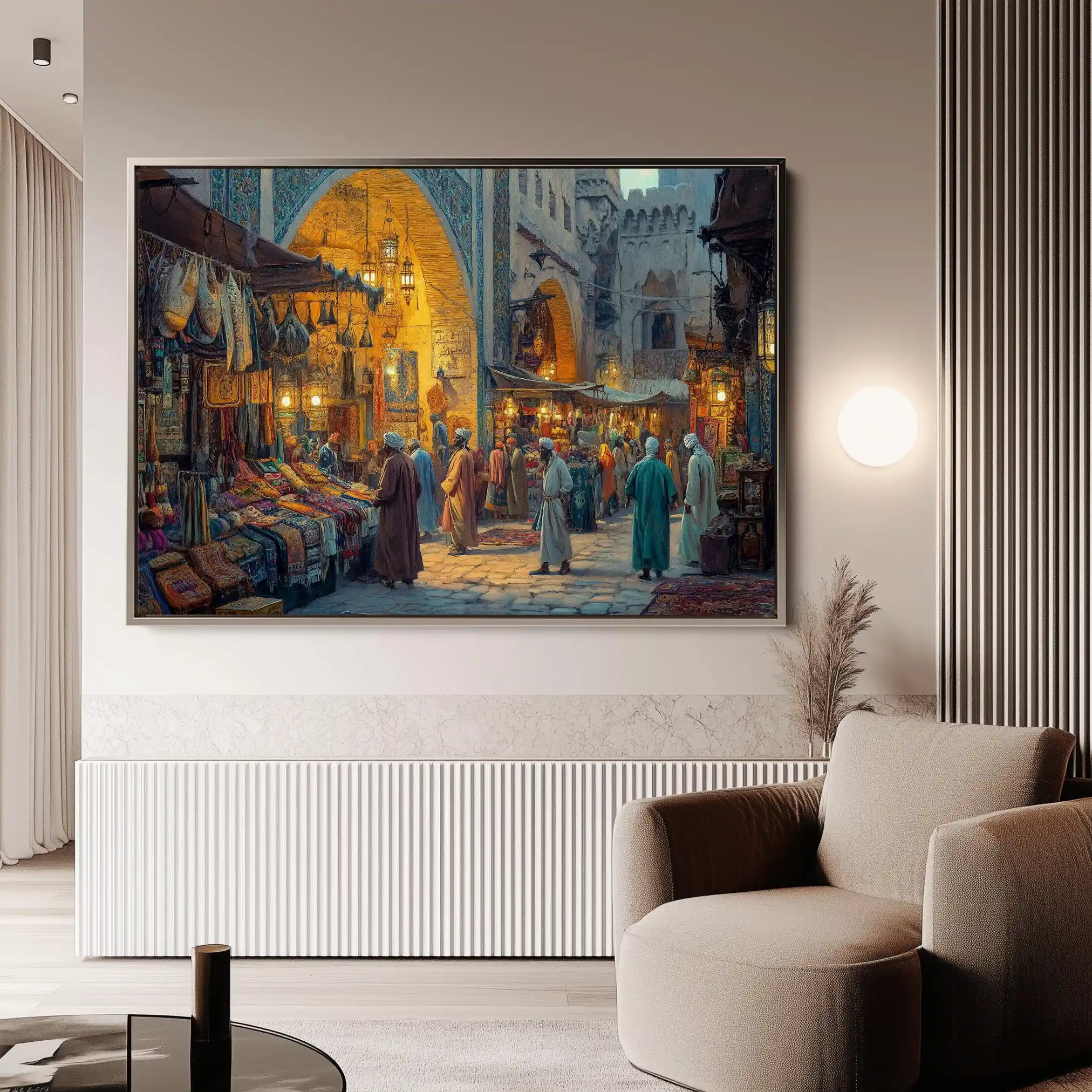 Orientalist 019 Canvas Art 90 x 60 cm / Stretched on hidden frame