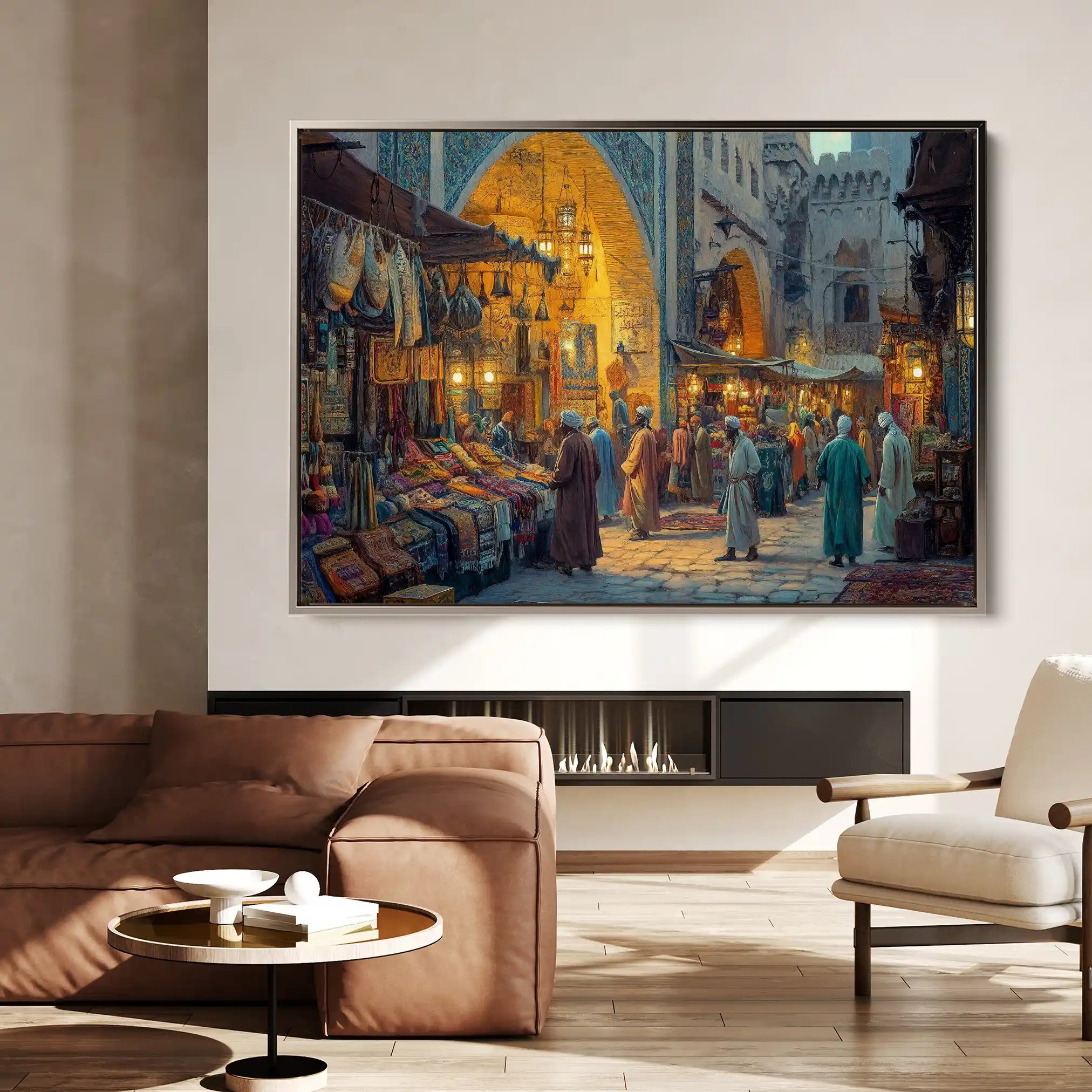 Orientalist 019 Canvas Art 90 x 60 cm / Stretched on hidden frame