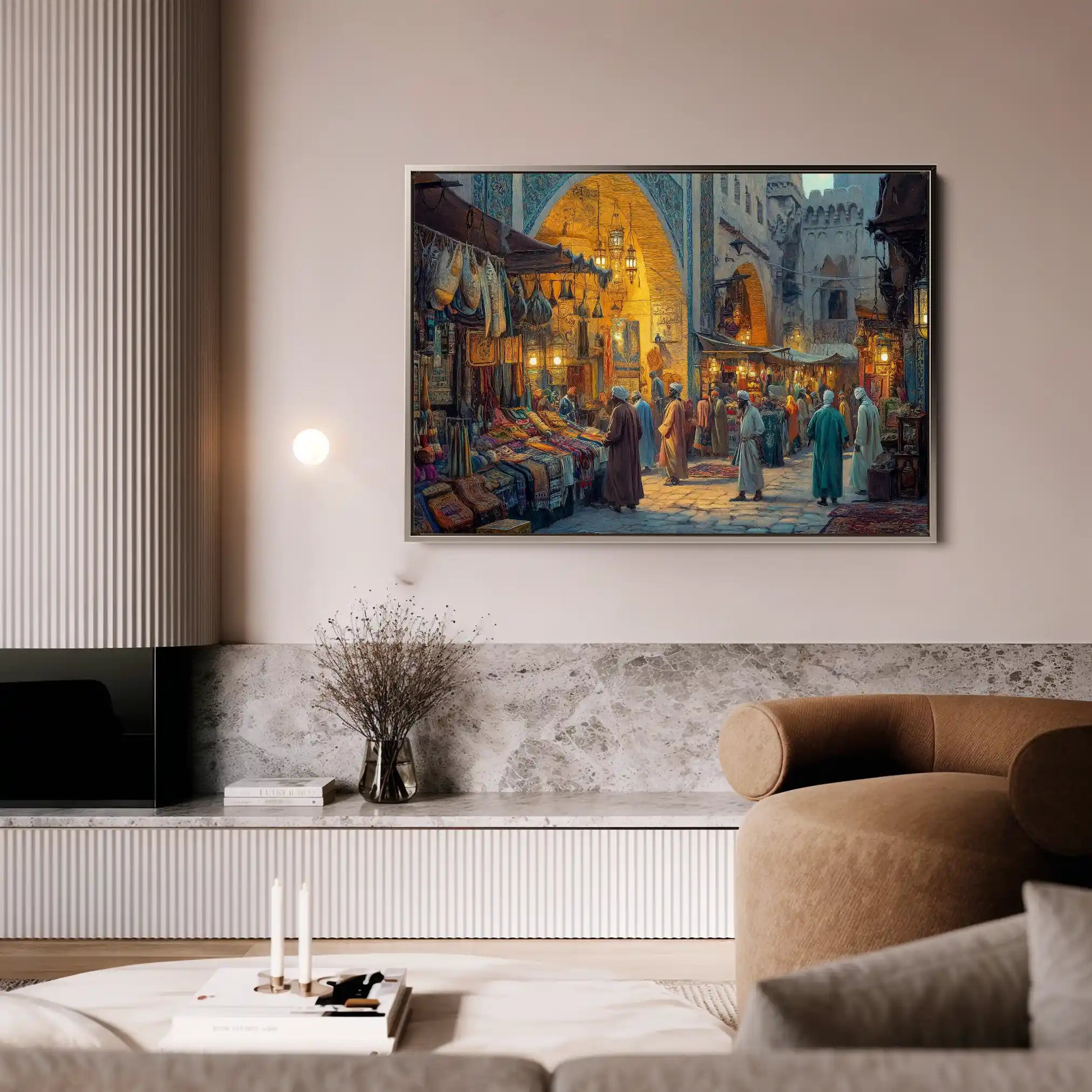 Orientalist 019 Canvas Art 90 x 60 cm / Stretched on hidden frame