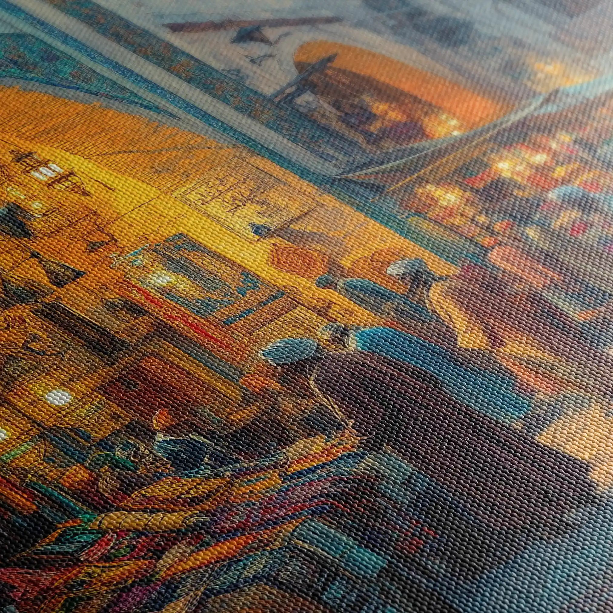 Orientalist 019 Canvas Art 90 x 60 cm / Stretched on hidden frame