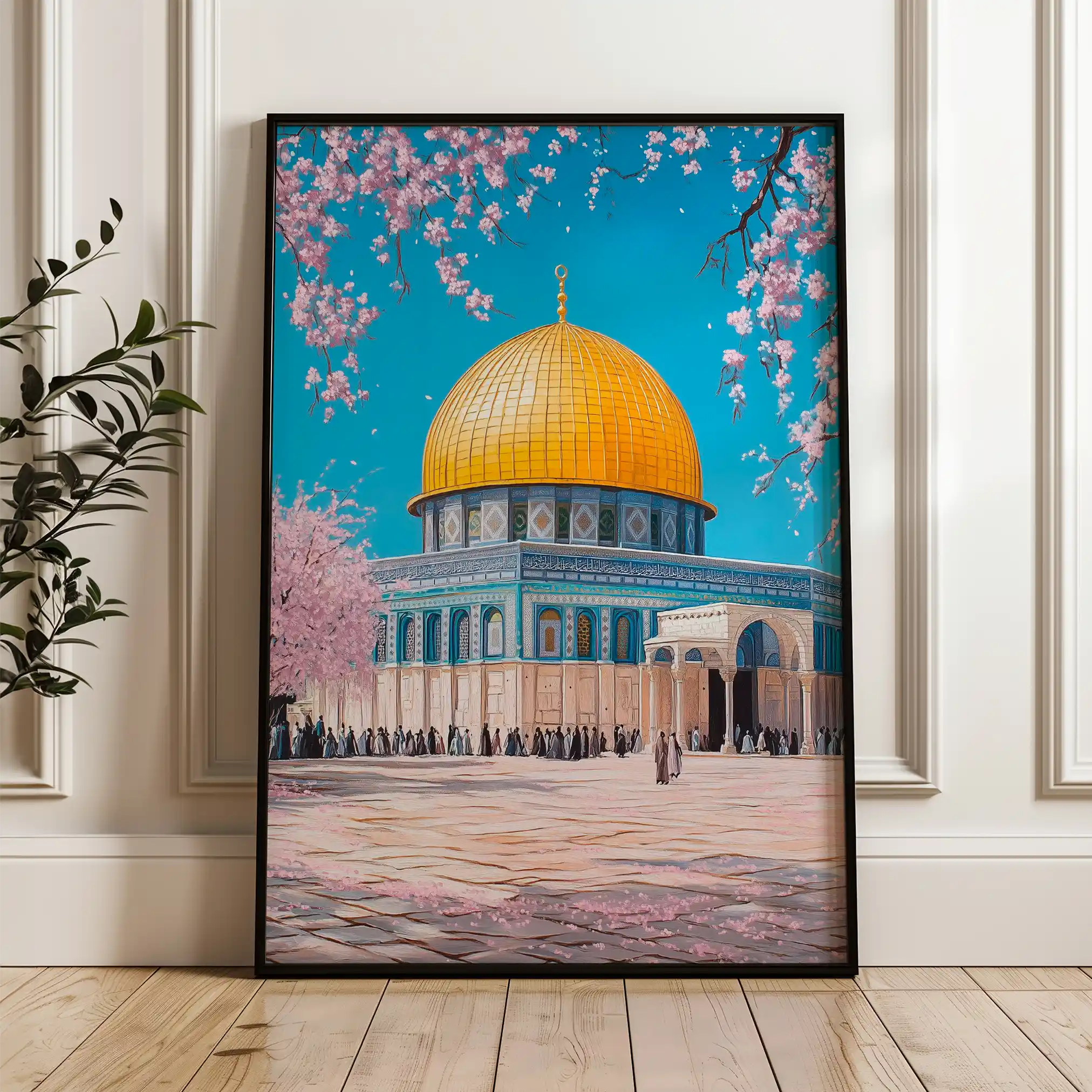Palestine 019 Canvas Art 90 x 60 cm / Stretched on hidden frame