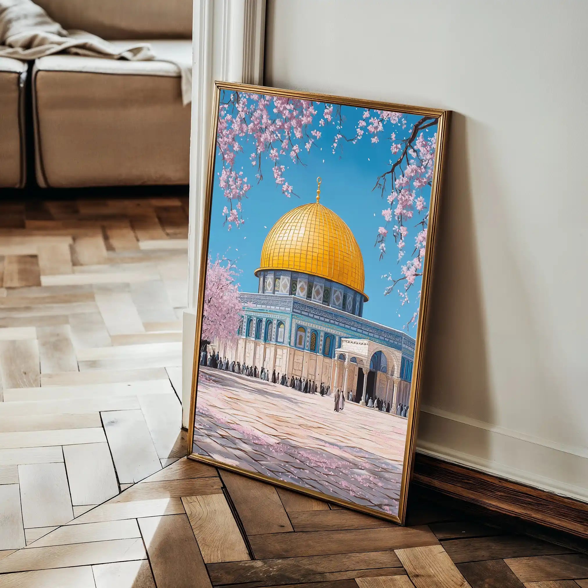 Palestine 019 Canvas Art 90 x 60 cm / Stretched on hidden frame