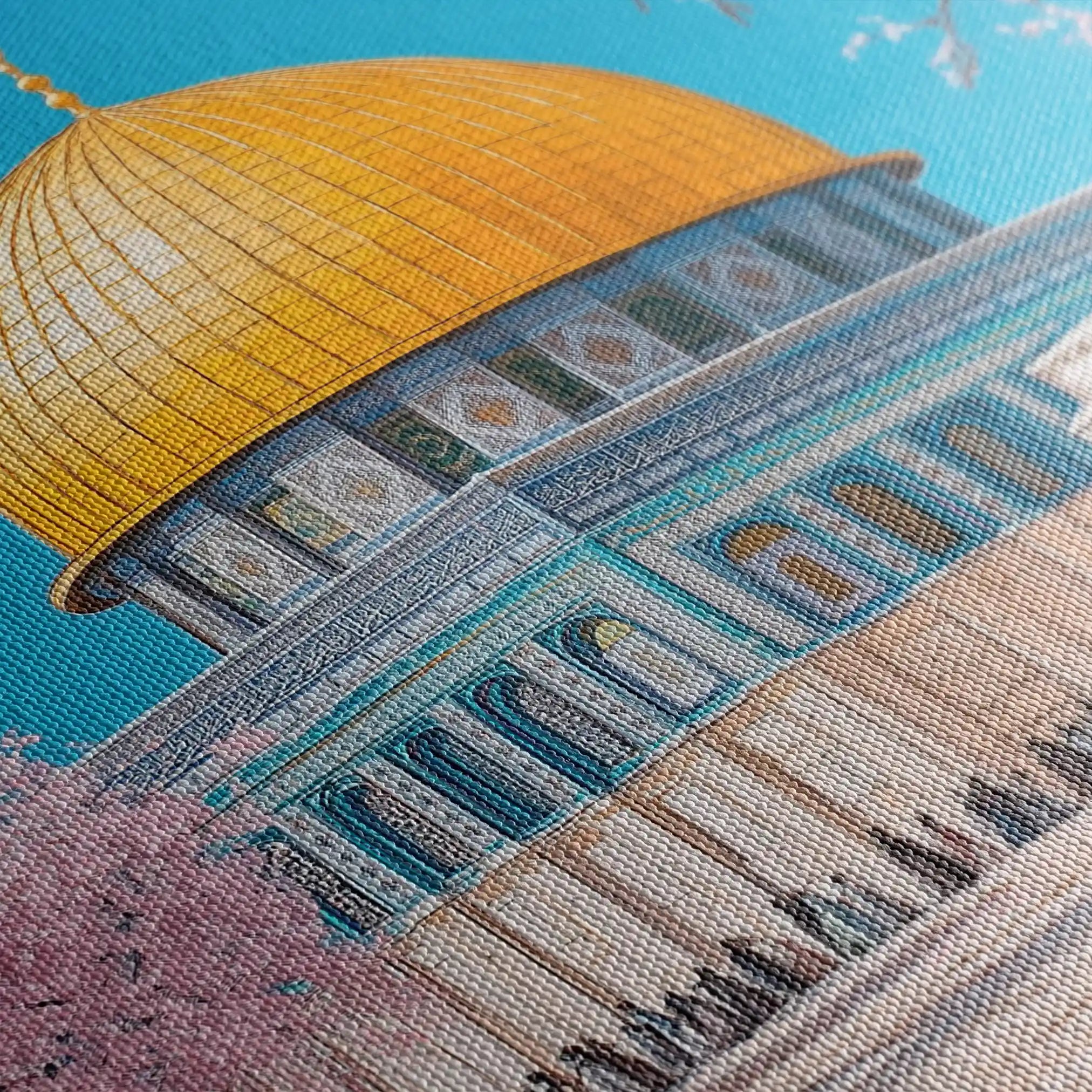 Palestine 019 Canvas Art 90 x 60 cm / Stretched on hidden frame