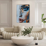 Portrait 019 Canvas Art 90 x 60 cm / Stretched on hidden frame