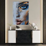 Portrait 019 Canvas Art 90 x 60 cm / Stretched on hidden frame