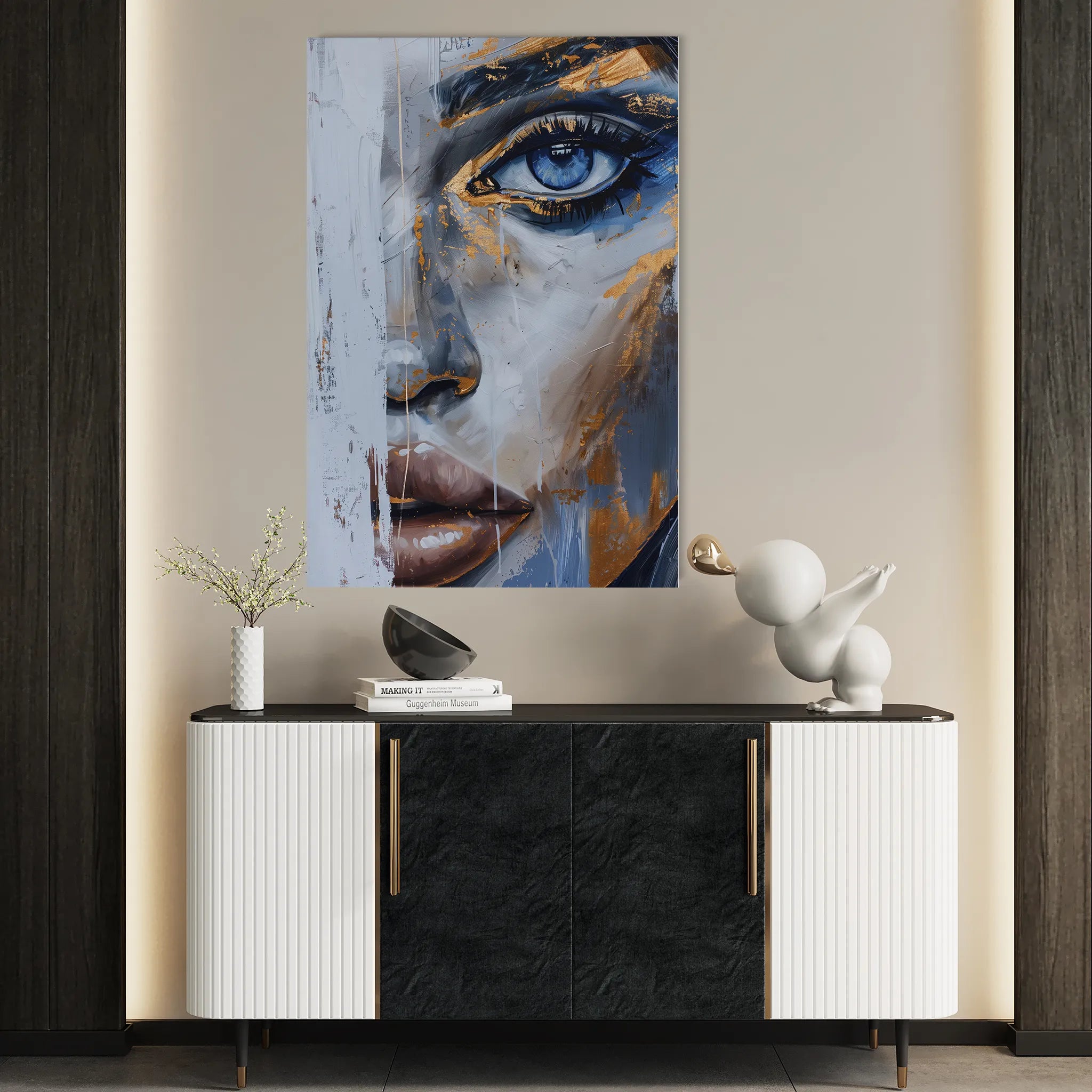 Portrait Canvas Wall Art WAD019-P 90 x 60 cm / Stretched on hidden frame
