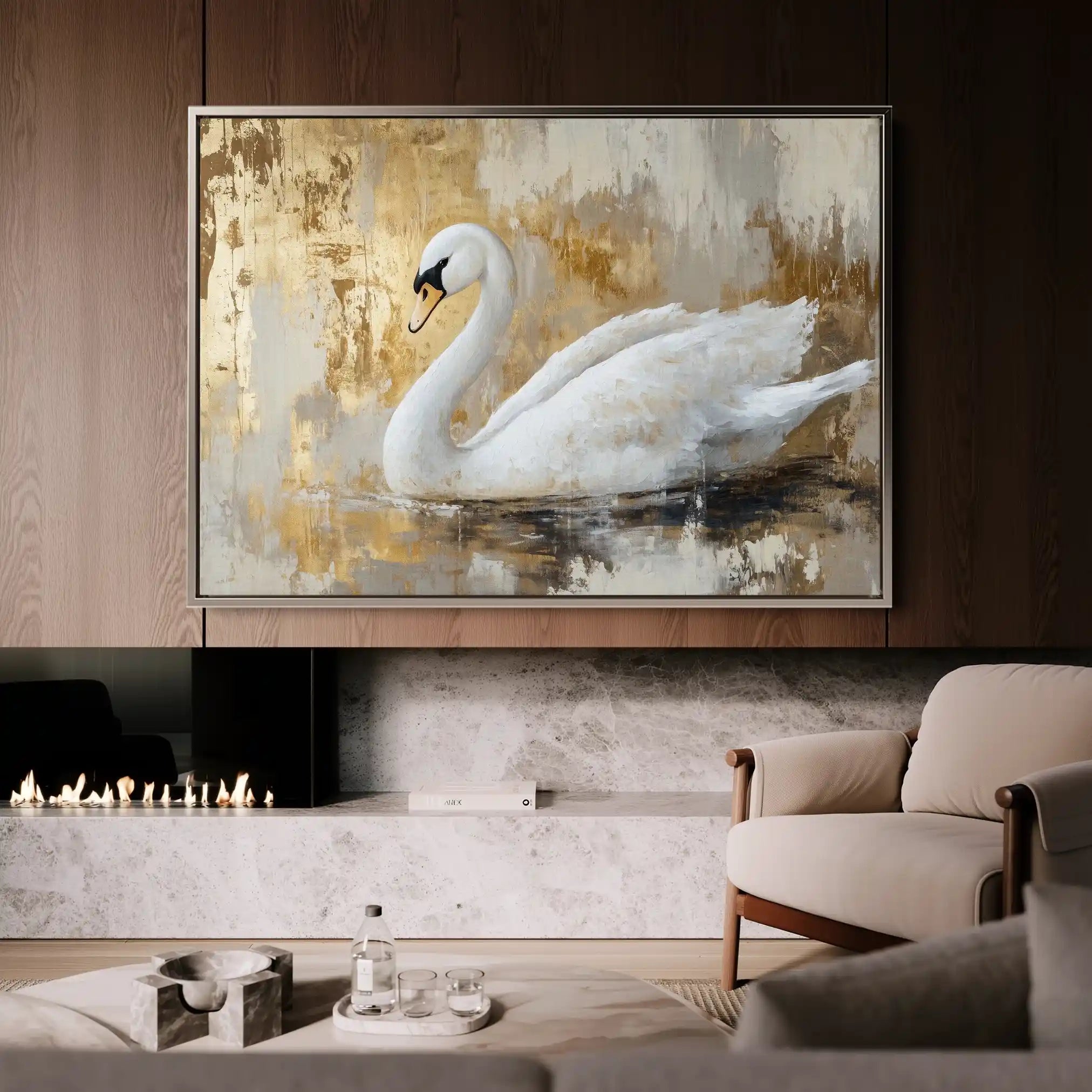 Animals 020 Canvas Art 90 x 60 cm / Stretched on hidden frame