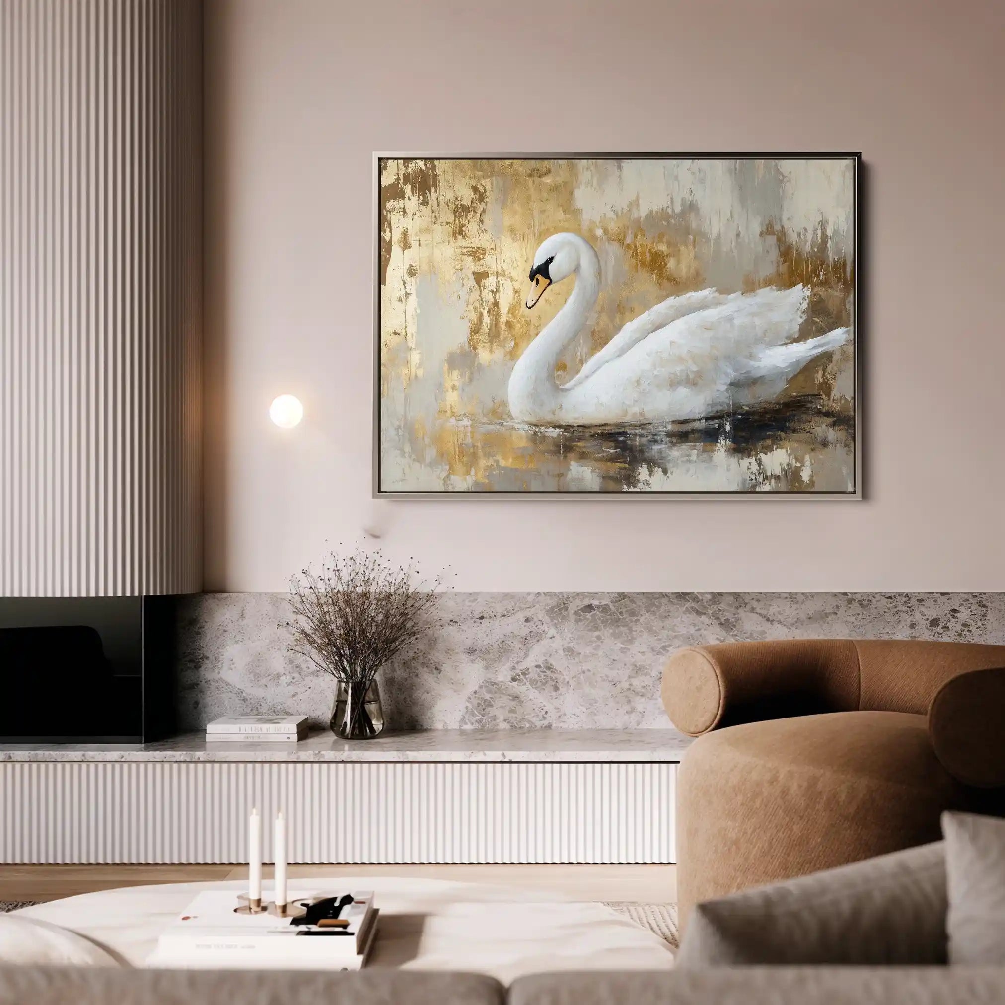 Animals 020 Canvas Art 90 x 60 cm / Stretched on hidden frame
