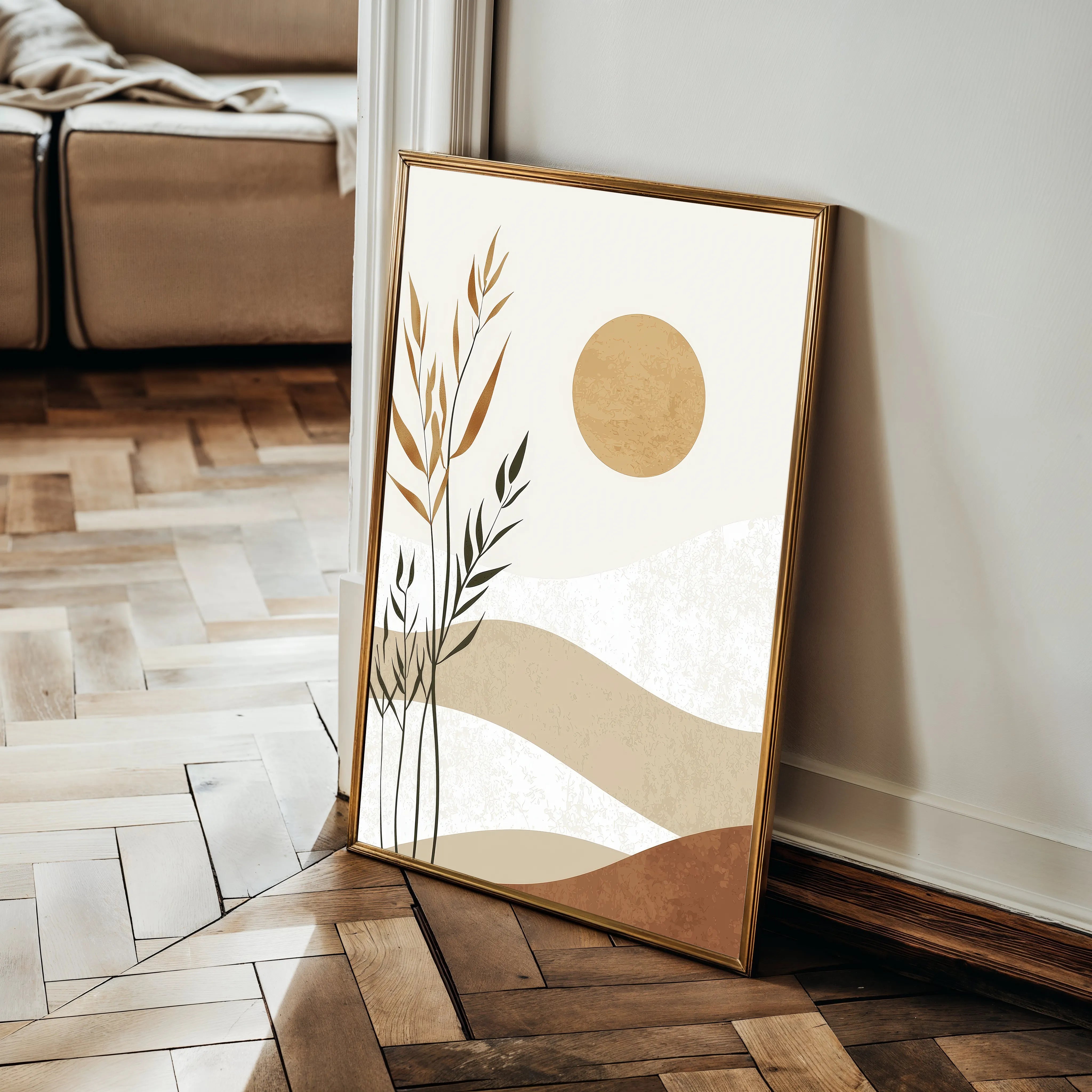 Boho Canvas Wall Art WAD020-BH 90 x 60 cm / Stretched on hidden frame