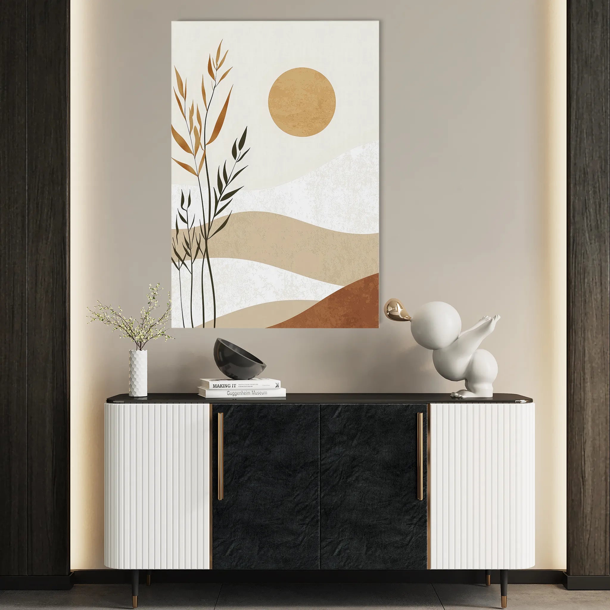 Boho Canvas Wall Art WAD020-BH 90 x 60 cm / Stretched on hidden frame