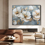 Floral Canvas Wall Art WAD020-F 90 x 60 cm / Stretched on hidden frame