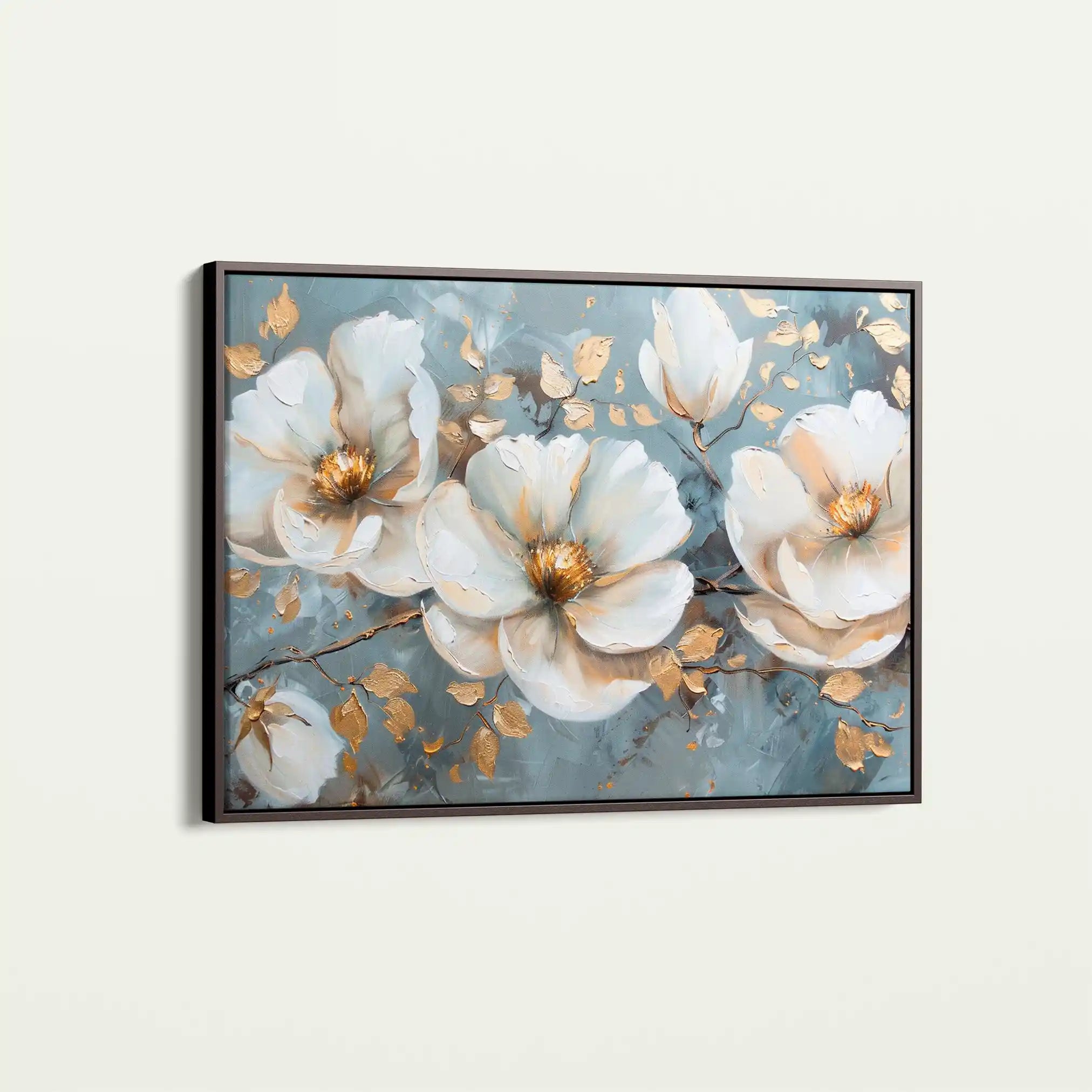 Floral Canvas Wall Art WAD020-F 90 x 60 cm / Stretched on hidden frame