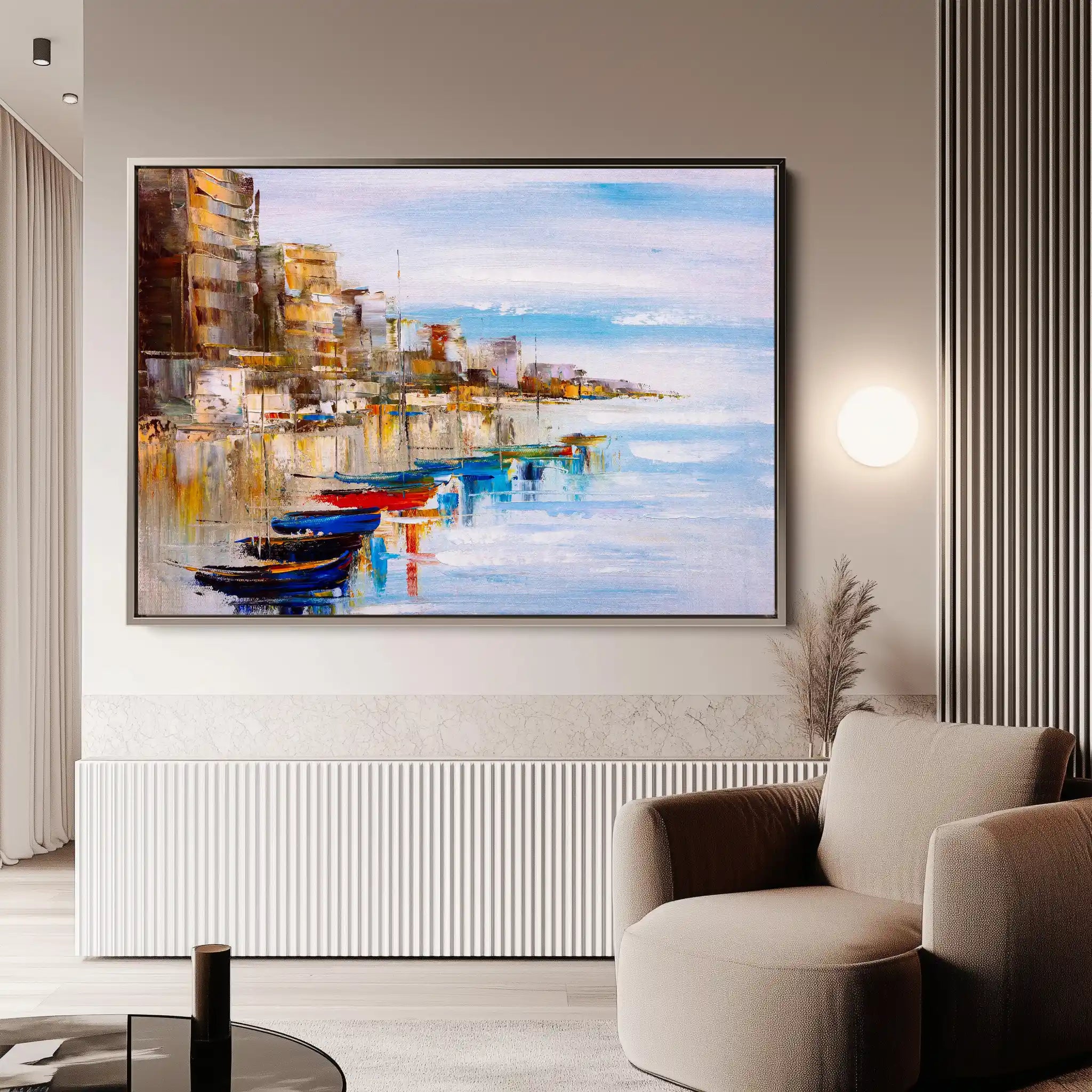 Landscape 020 Canvas Art 90 x 60 cm / Stretched on hidden frame