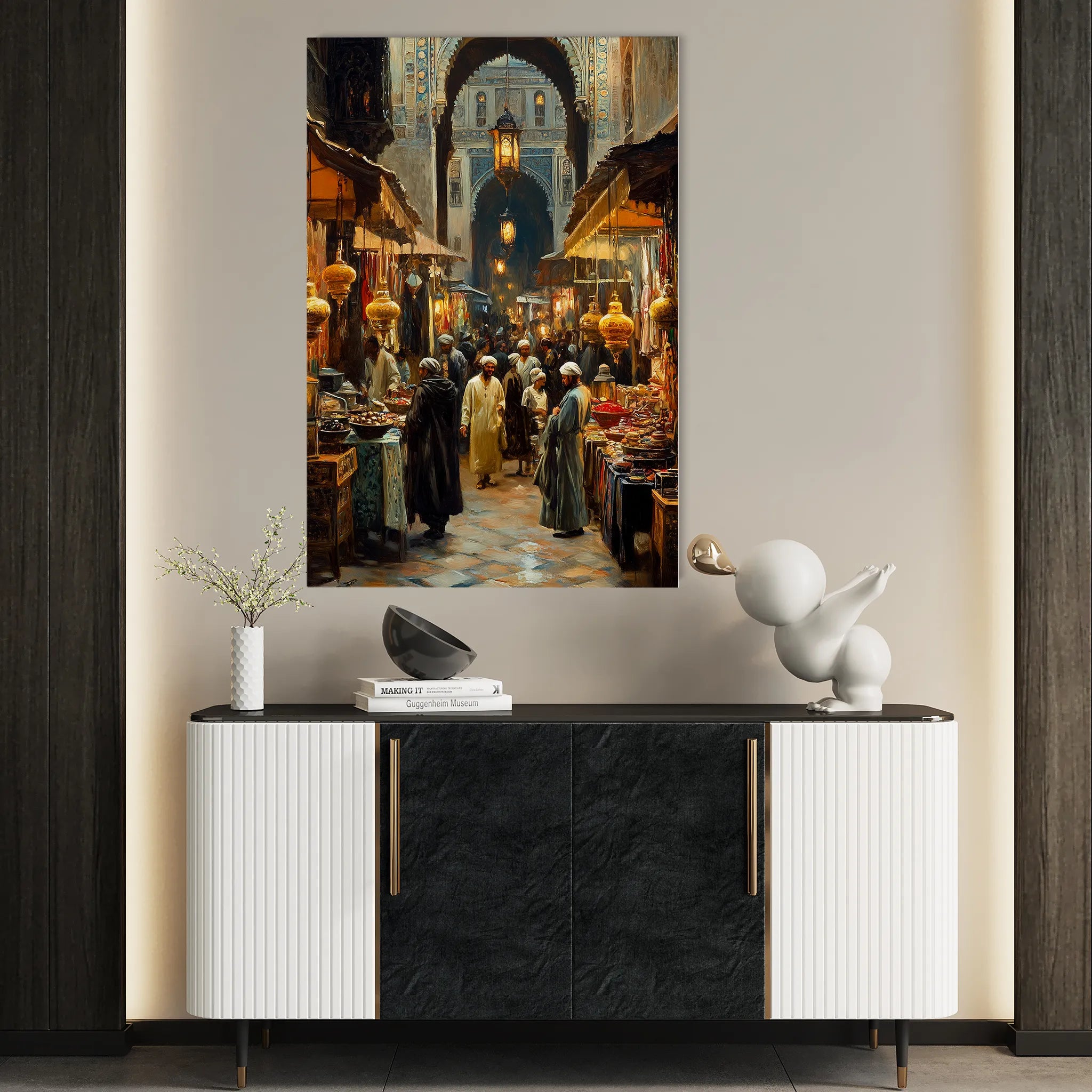 Orientalist Canvas Wall Art WAD020-OR 90 x 60 cm / Stretched on hidden frame