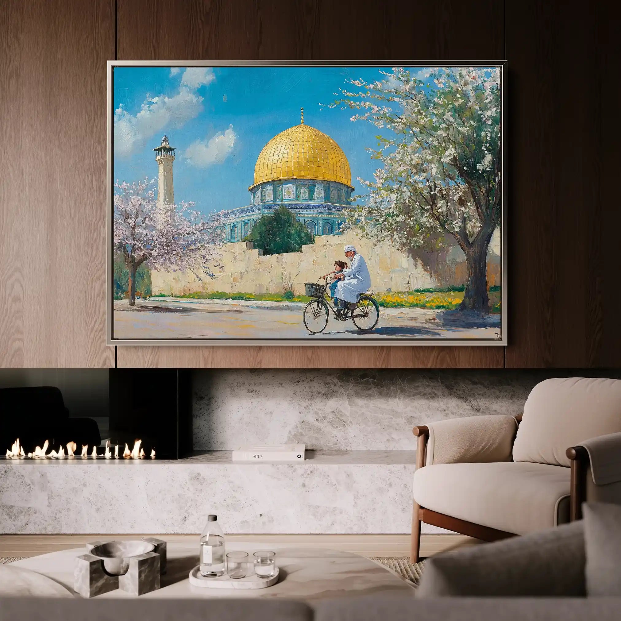 Palestine 020 Canvas Art 90 x 60 cm / Stretched on hidden frame