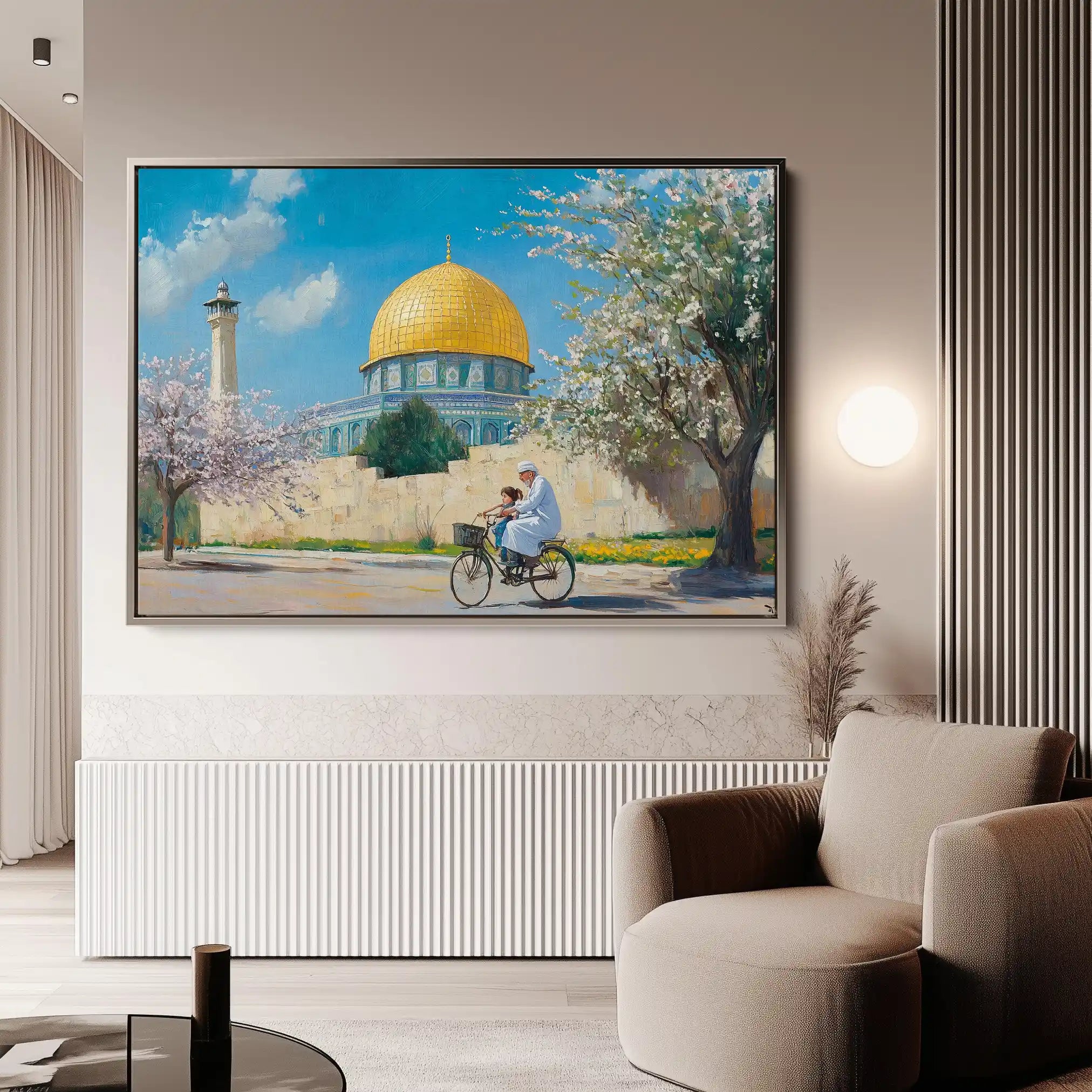 Palestine 020 Canvas Art 90 x 60 cm / Stretched on hidden frame