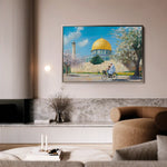 Palestine 020 Canvas Art 90 x 60 cm / Stretched on hidden frame