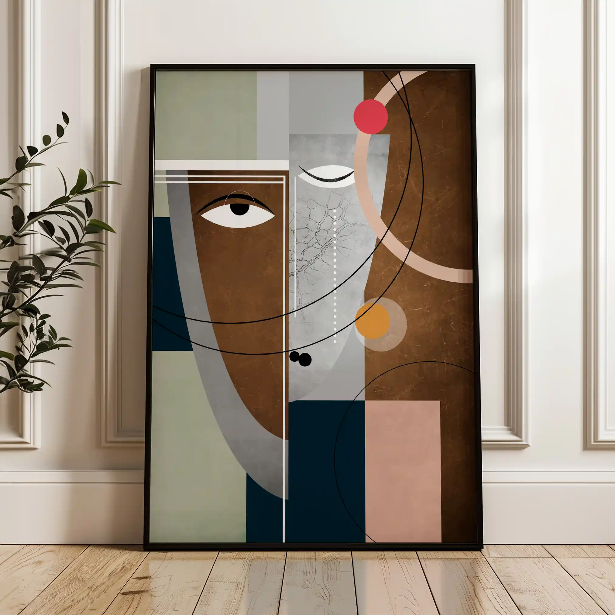 Portrait 020 Canvas Art 90 x 60 cm / Stretched on hidden frame