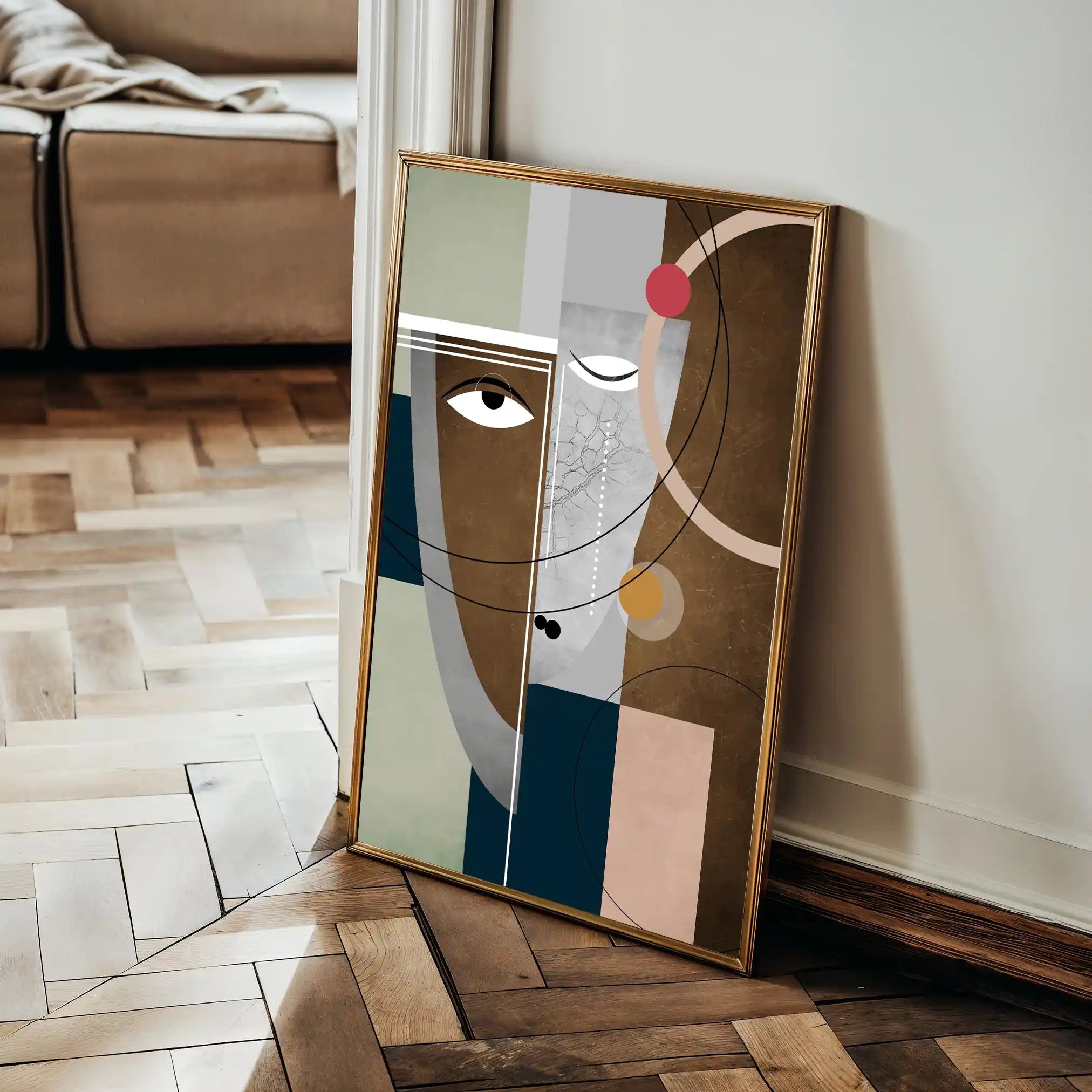 Portrait 020 Canvas Art 90 x 60 cm / Stretched on hidden frame