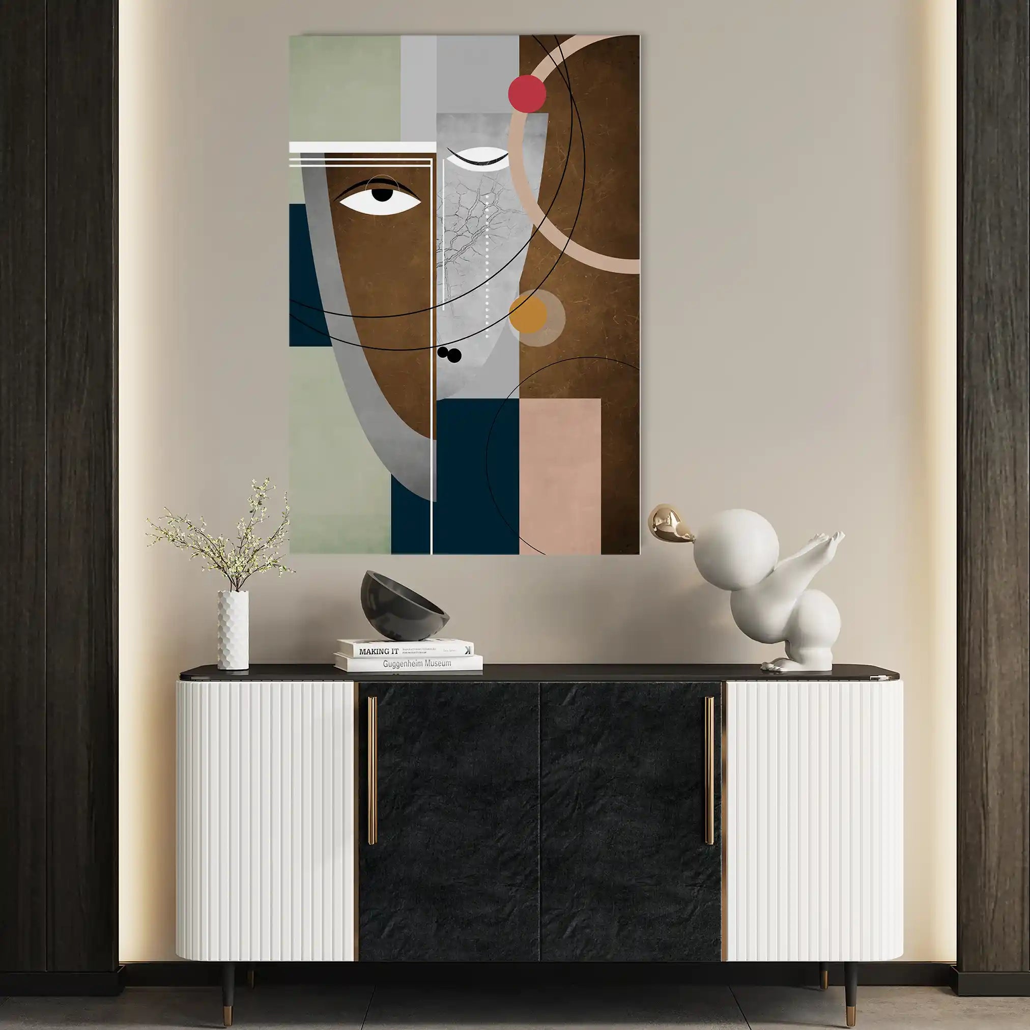 Portrait 020 Canvas Art 90 x 60 cm / Stretched on hidden frame