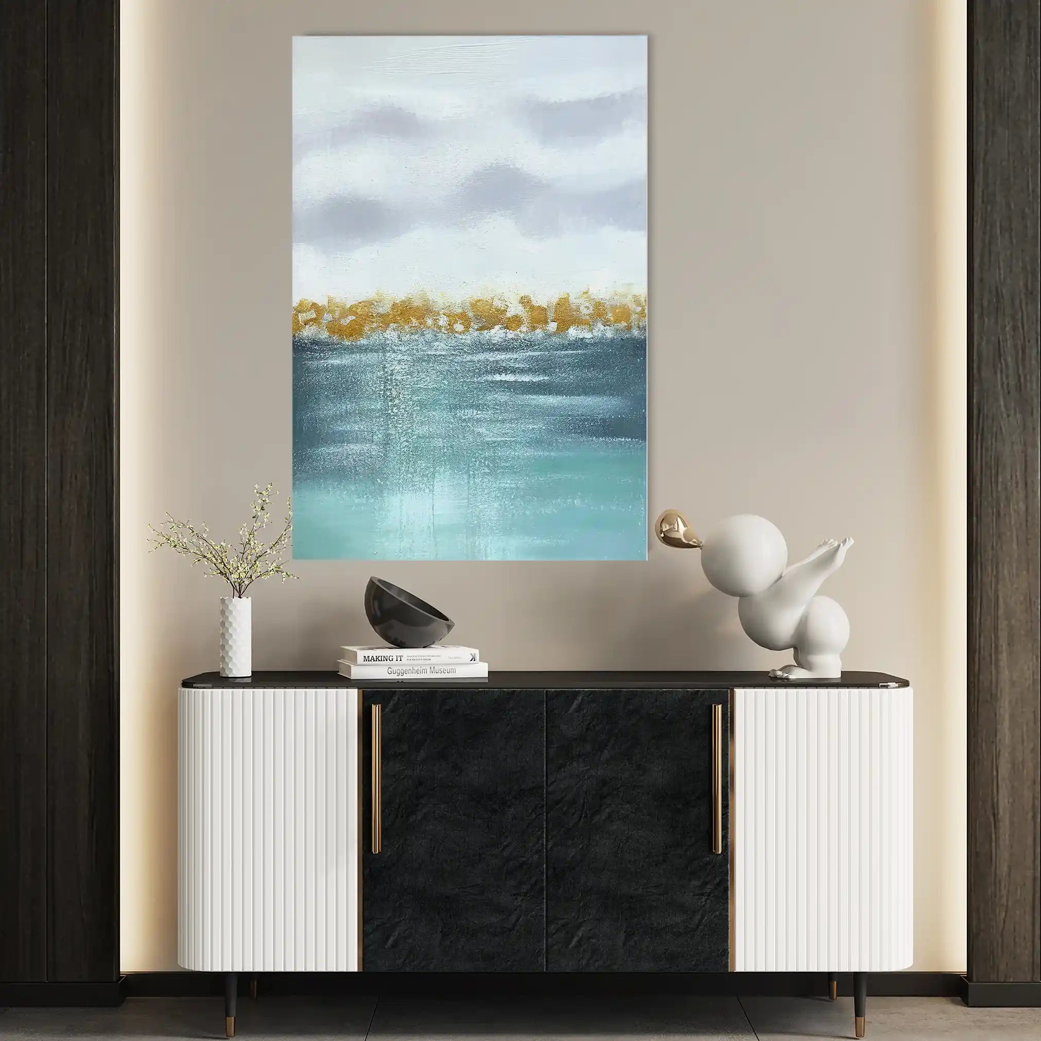 Abstract 021 Canvas Art 60 x 40 cm / Stretched on hidden frame