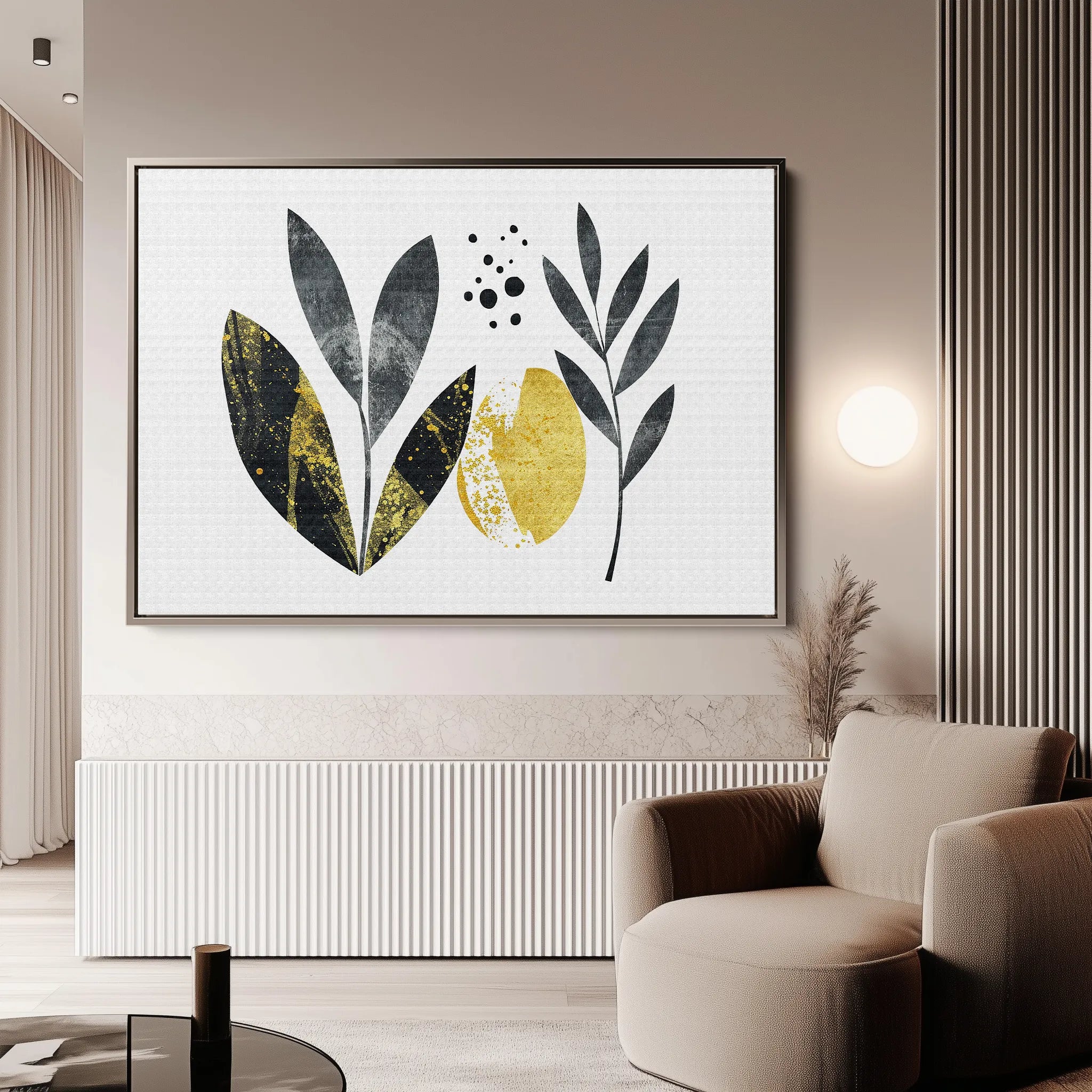 Boho Canvas Wall Art WAD021-BH 90 x 60 cm / Stretched on hidden frame