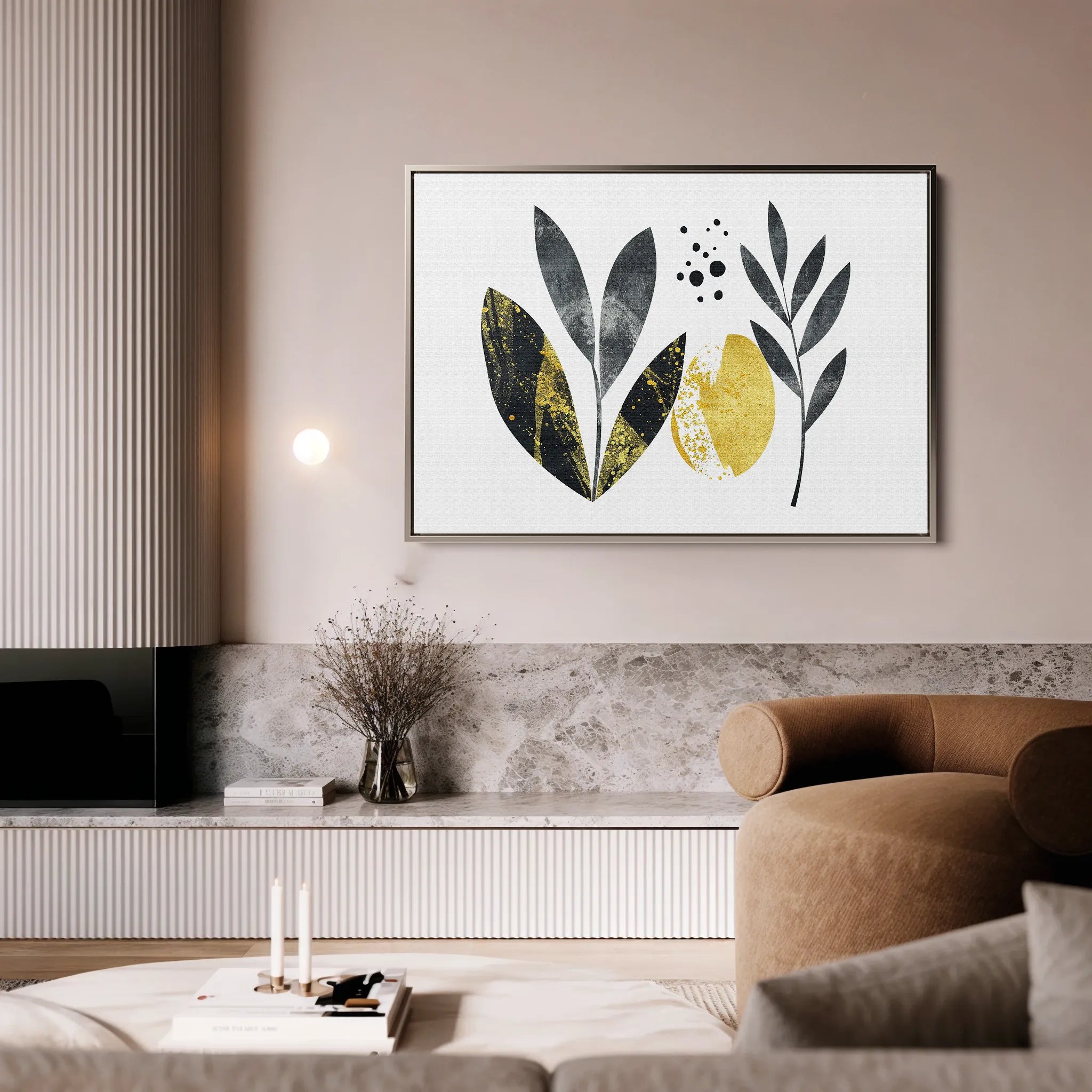 Boho Canvas Wall Art WAD021-BH 90 x 60 cm / Stretched on hidden frame