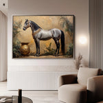 Horses 021 Canvas Art 90 x 60 cm / Stretched on hidden frame
