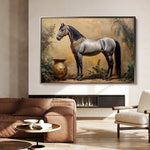 Horses 021 Canvas Art 90 x 60 cm / Stretched on hidden frame