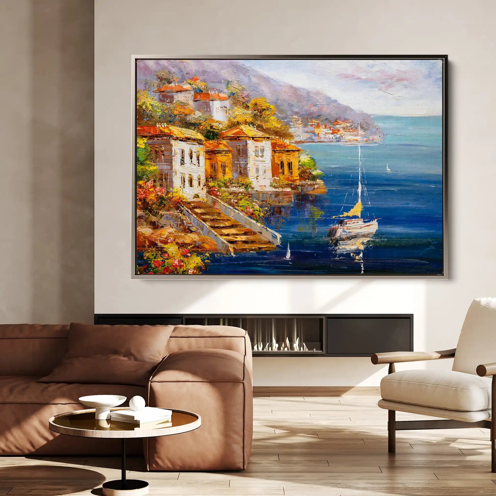 Landscape 021 Canvas Art 90 x 60 cm / Stretched on hidden frame