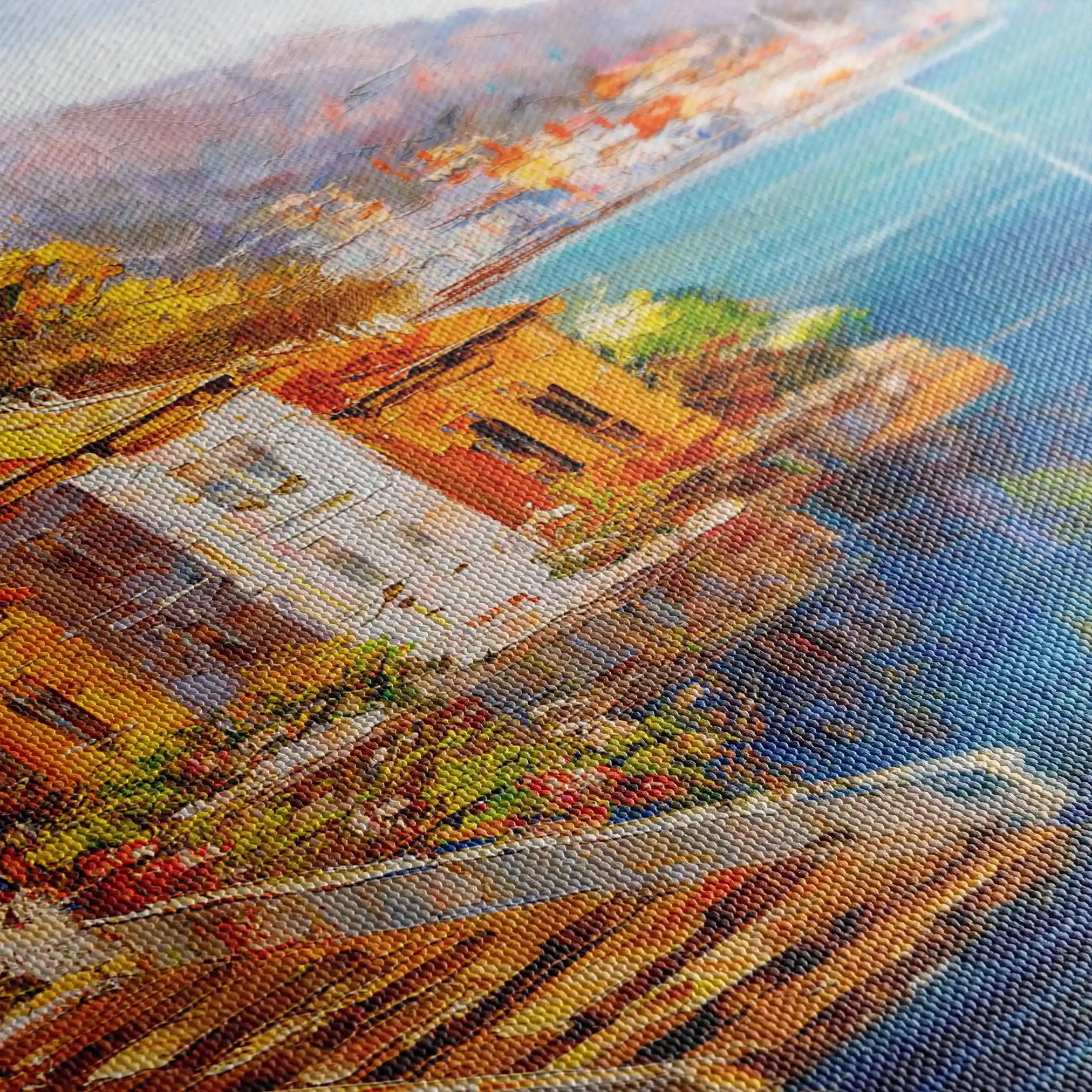 Landscape 021 Canvas Art 90 x 60 cm / Stretched on hidden frame