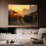 Orientalist 021 Canvas Art 90 x 60 cm / Stretched on hidden frame