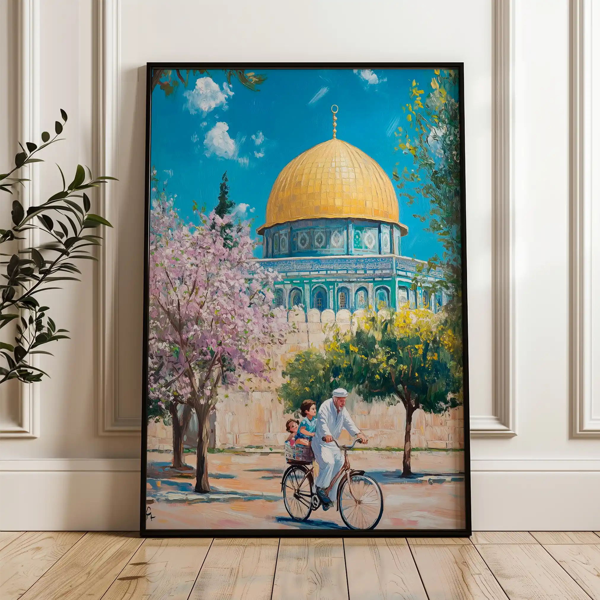 Palestine 021 Canvas Art 90 x 60 cm / Stretched on hidden frame