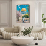 Palestine 021 Canvas Art 90 x 60 cm / Stretched on hidden frame