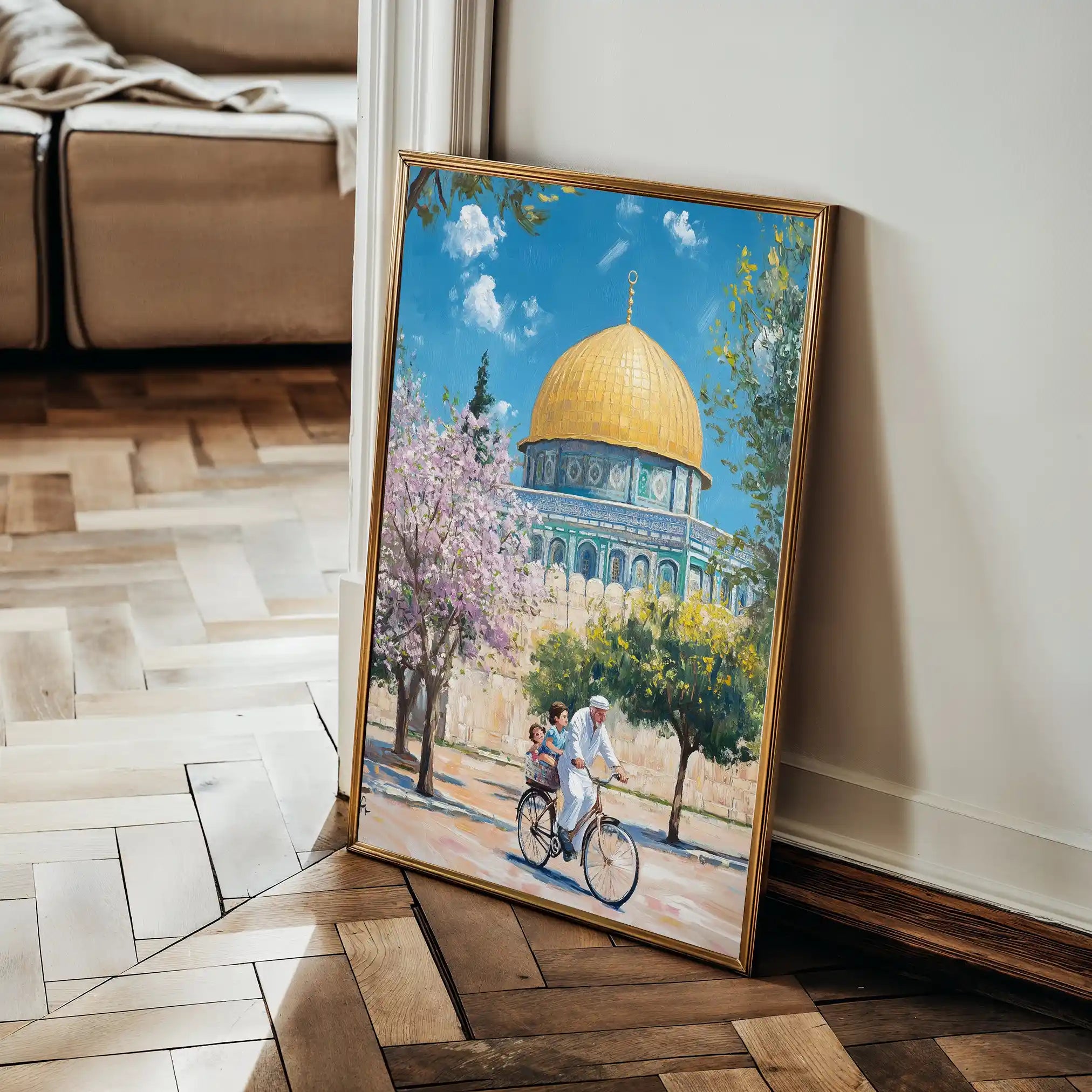 Palestine 021 Canvas Art 90 x 60 cm / Stretched on hidden frame