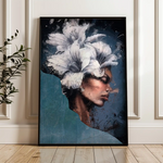 Portrait 021 Canvas Art 90 x 60 cm / Stretched on hidden frame