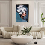 Portrait 021 Canvas Art 90 x 60 cm / Stretched on hidden frame