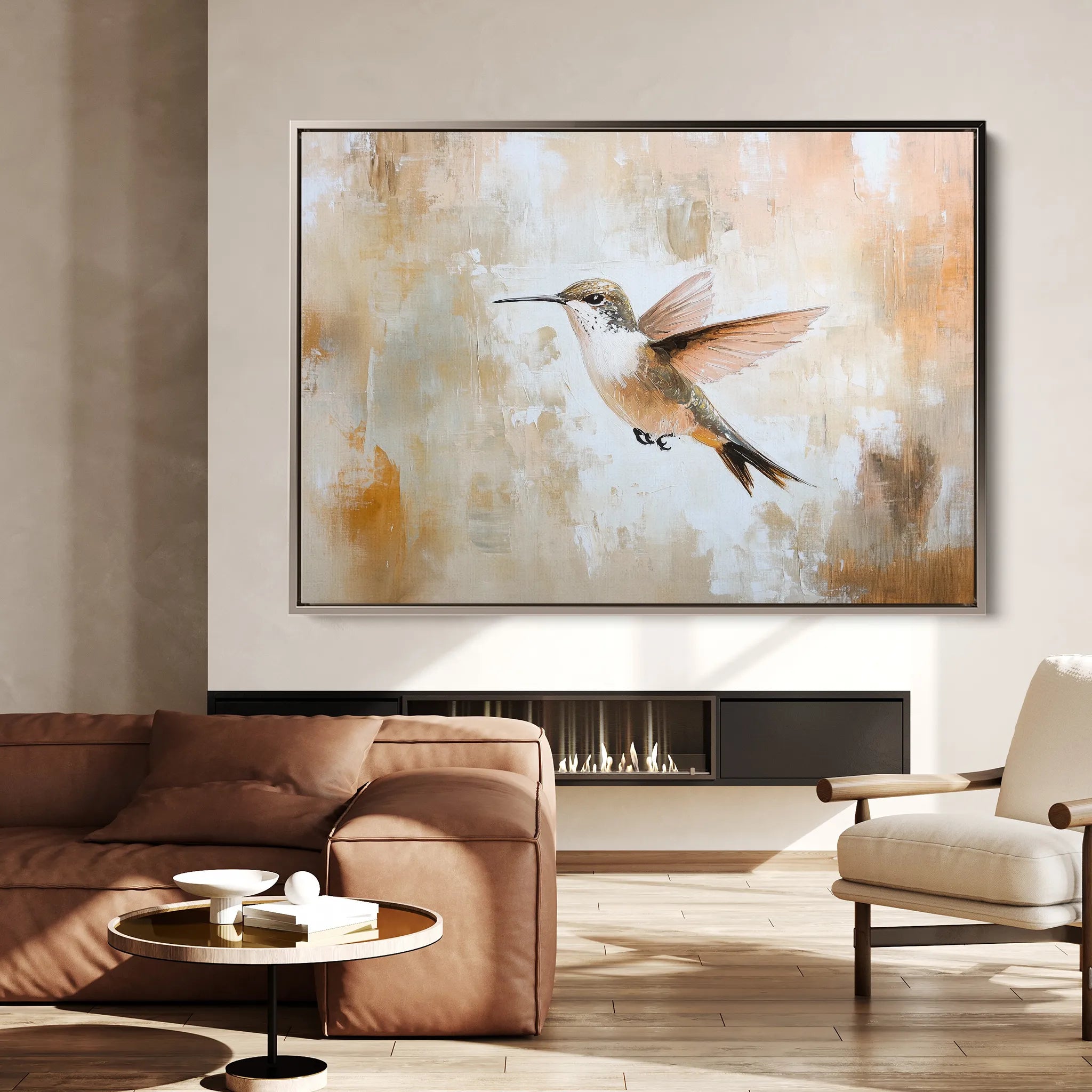 Animals Canvas Wall Art WAD022-AN 90 x 60 cm / Stretched on hidden frame
