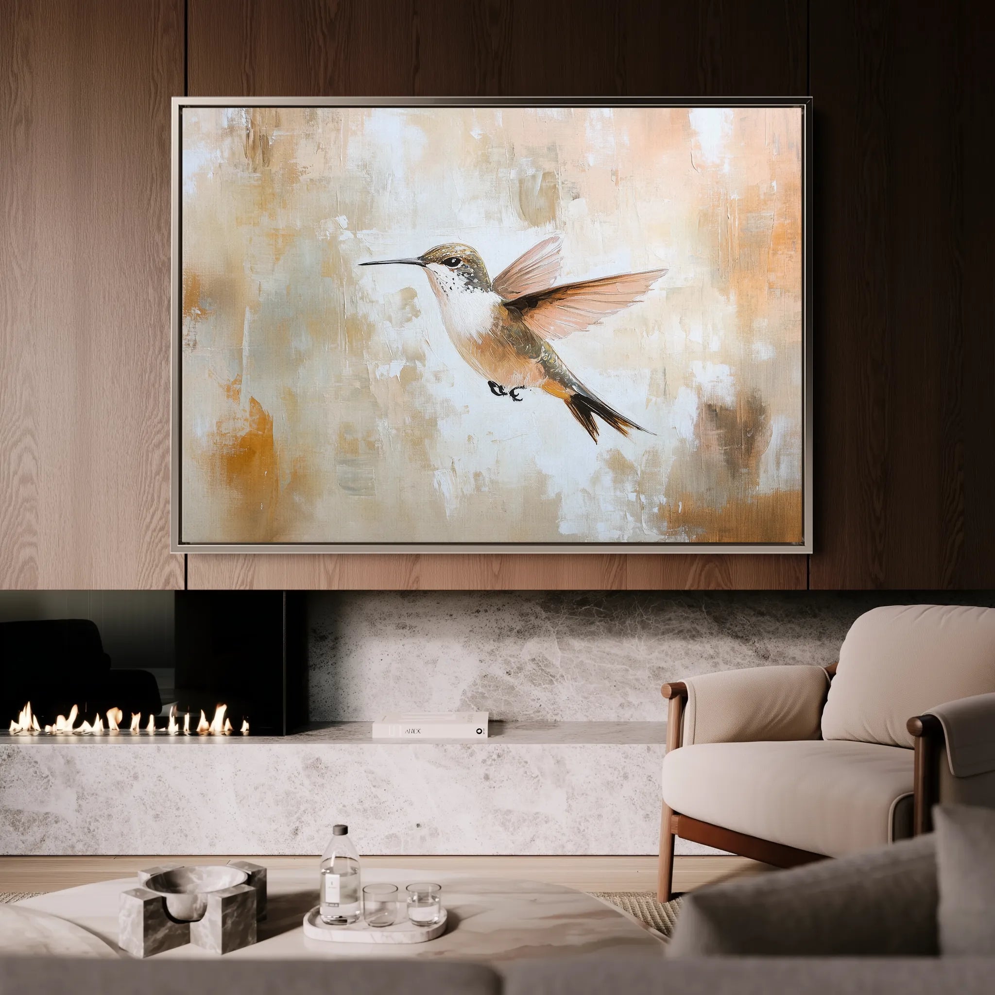 Animals Canvas Wall Art WAD022-AN 90 x 60 cm / Stretched on hidden frame