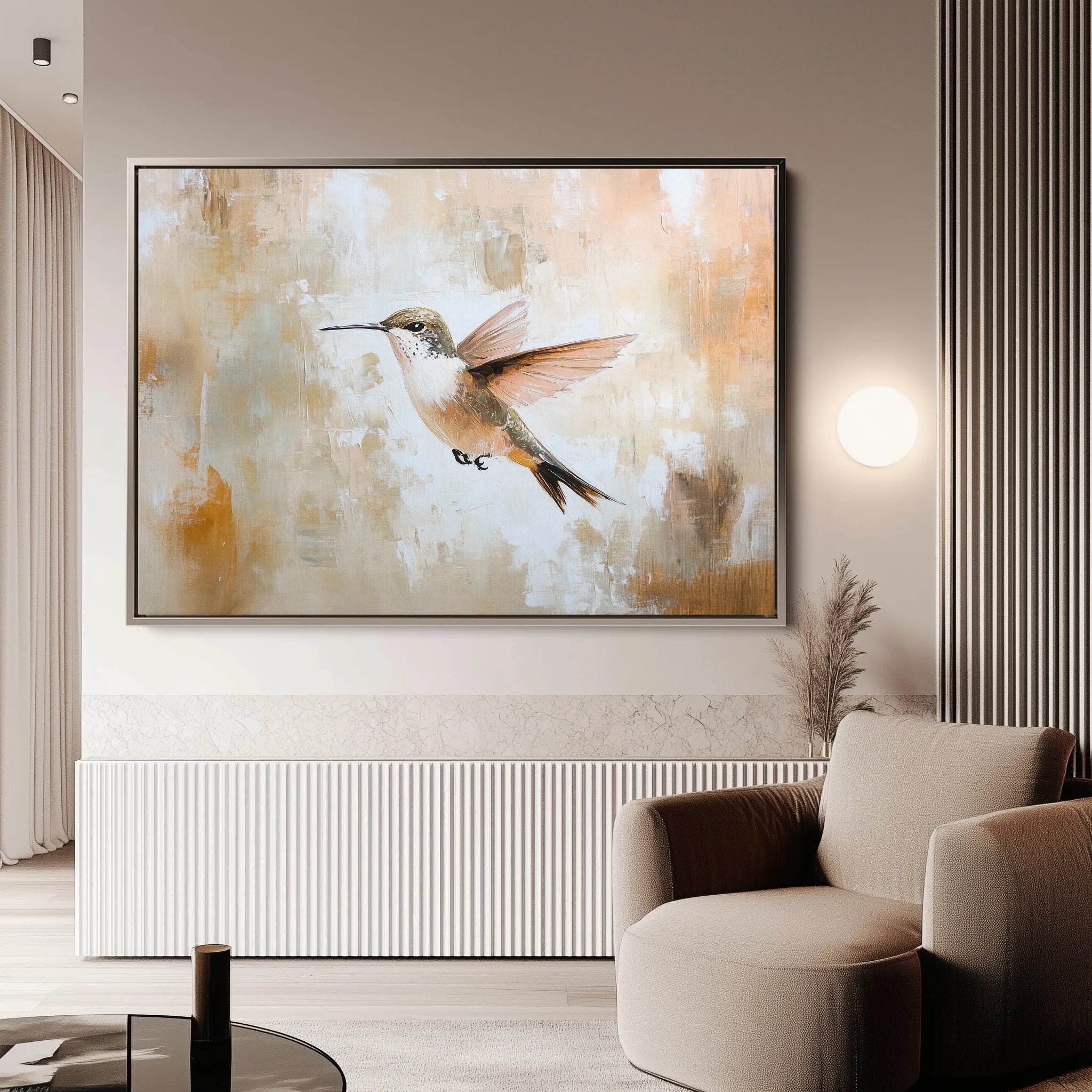 Animals Canvas Wall Art WAD022-AN 90 x 60 cm / Stretched on hidden frame