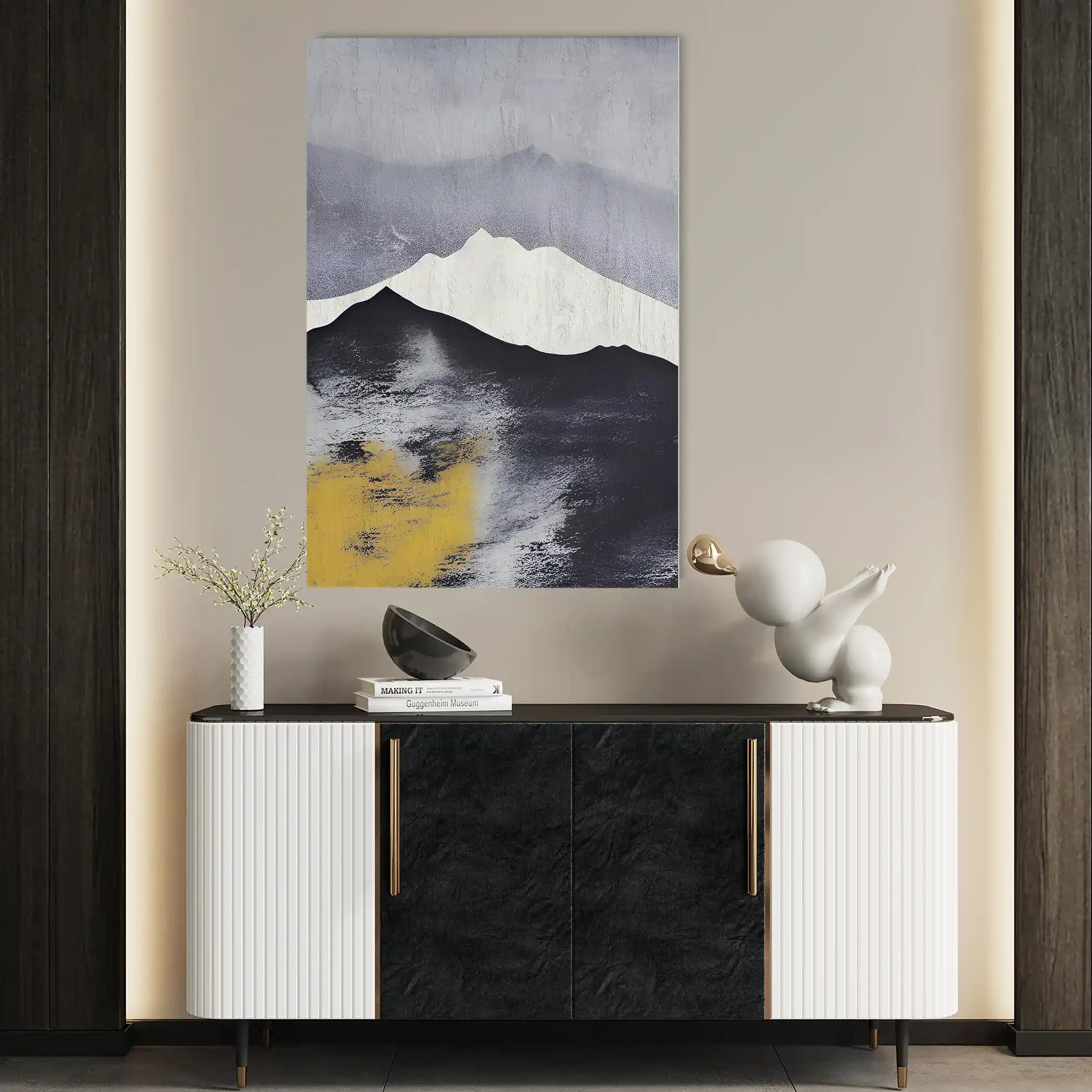 Abstract 022 Canvas Art 60 x 40 cm / Stretched on hidden frame