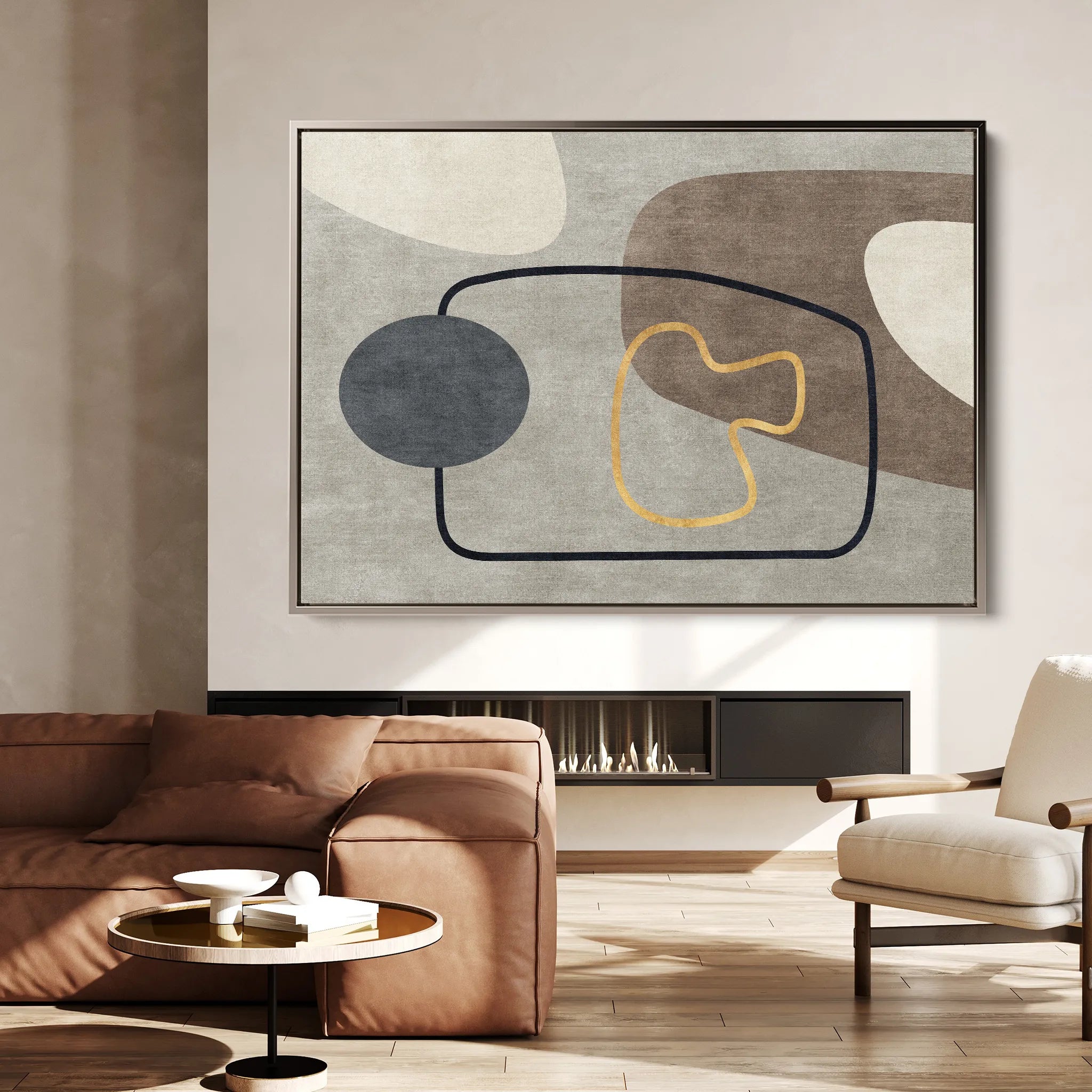 Boho Canvas Wall Art WAD022-BH 90 x 60 cm / Stretched on hidden frame