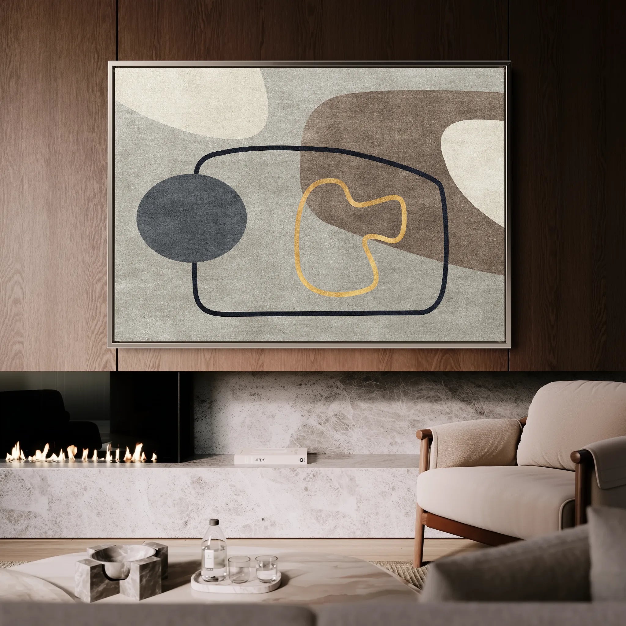 Boho Canvas Wall Art WAD022-BH 90 x 60 cm / Stretched on hidden frame