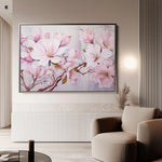 Floral Canvas Wall Art WAD022-F 90 x 60 cm / Stretched on hidden frame