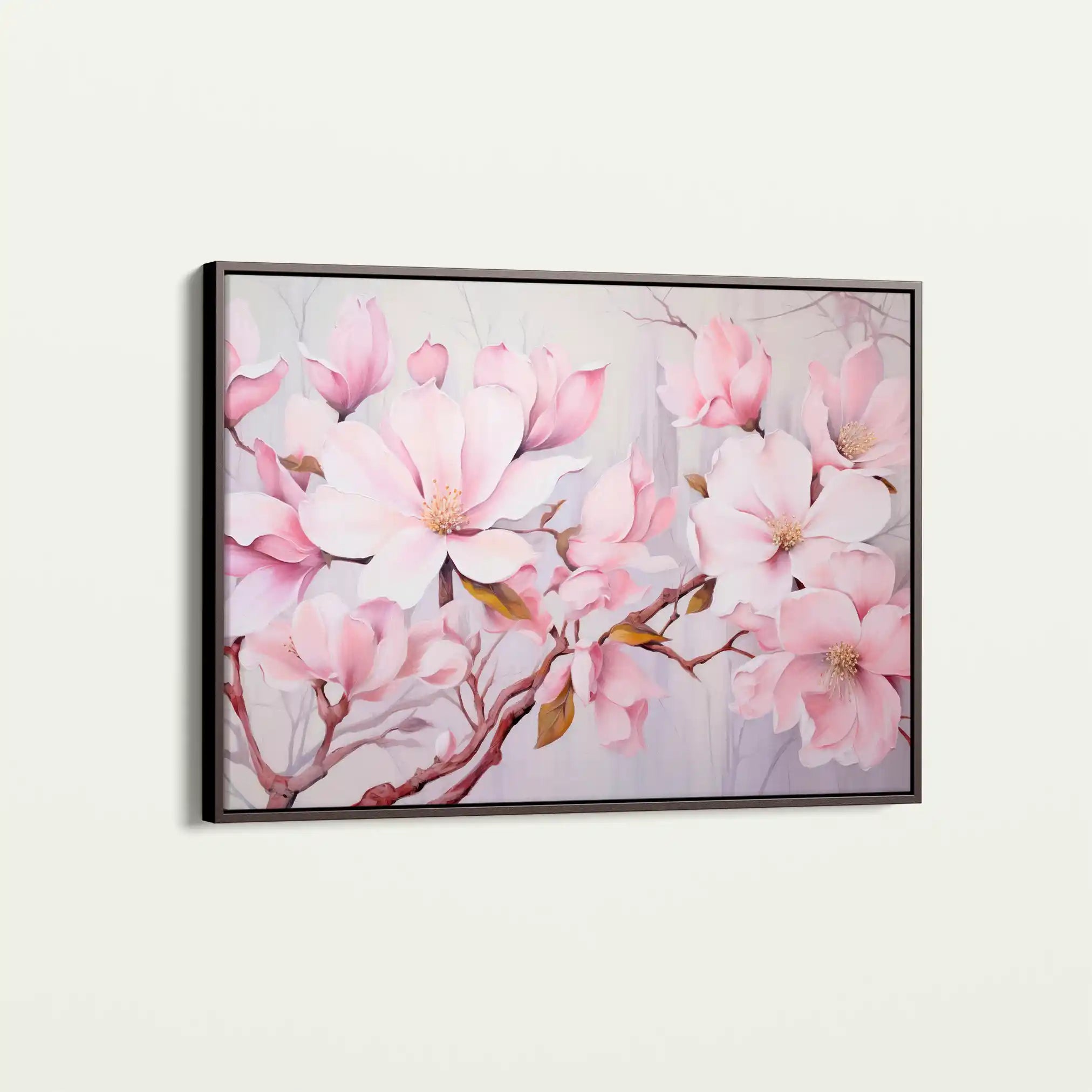 Floral Canvas Wall Art WAD022-F 90 x 60 cm / Stretched on hidden frame