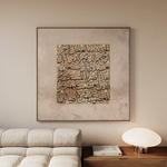 Islamic 022 Canvas Art 60 x 60 cm / Stretched on hidden frame