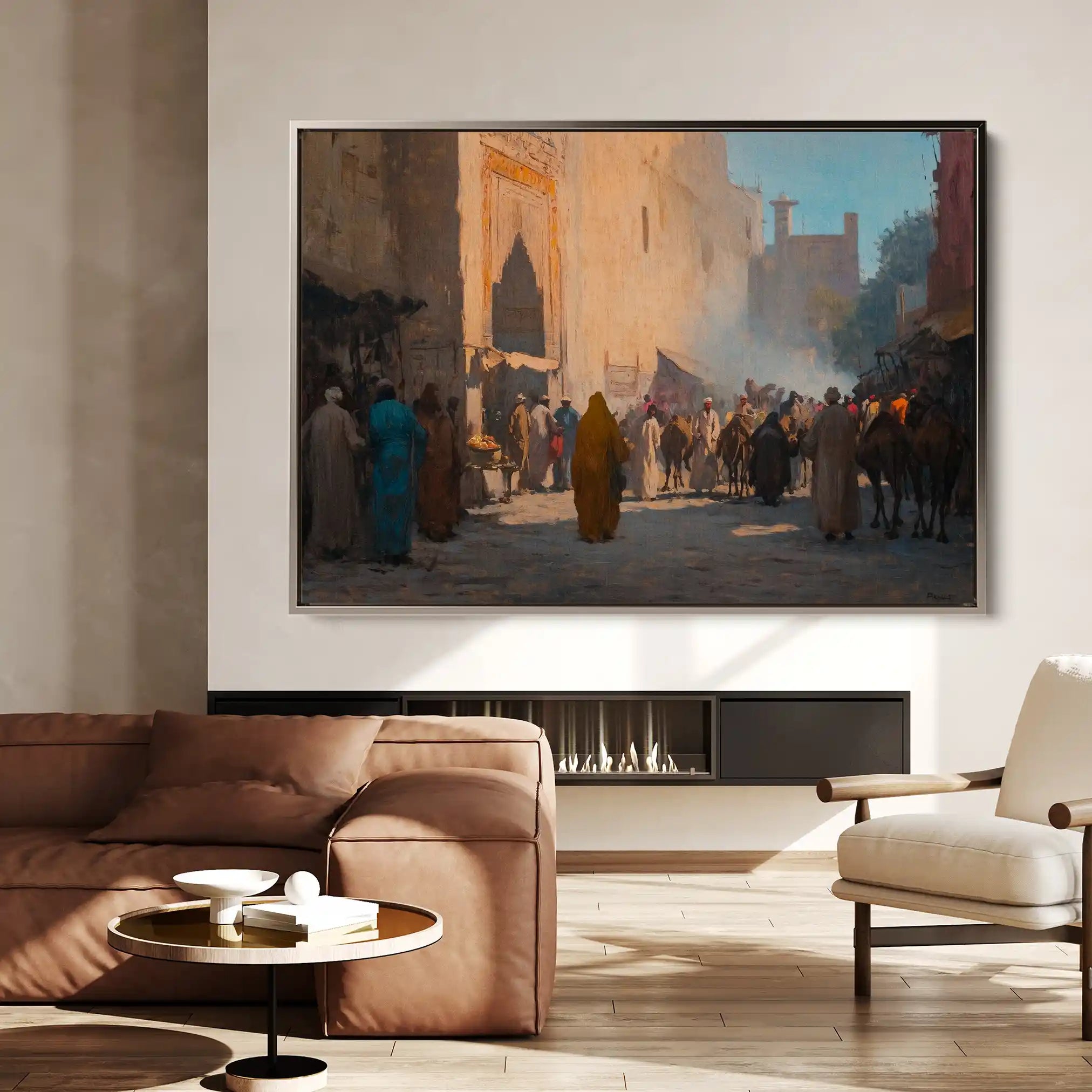 Orientalist 022 Canvas Art 90 x 60 cm / Stretched on hidden frame
