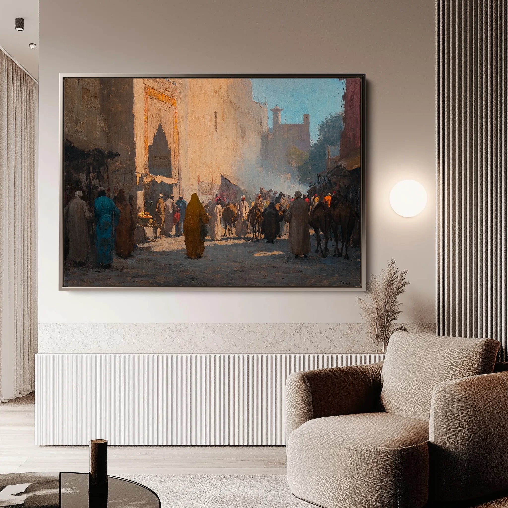 Orientalist Canvas Wall Art WAD022-OR 90 x 60 cm / Stretched on hidden frame