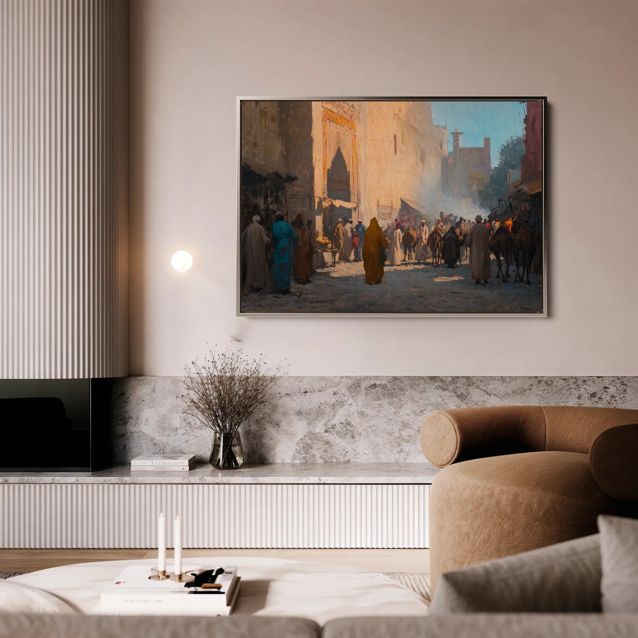 Orientalist Canvas Wall Art WAD022-OR 90 x 60 cm / Stretched on hidden frame
